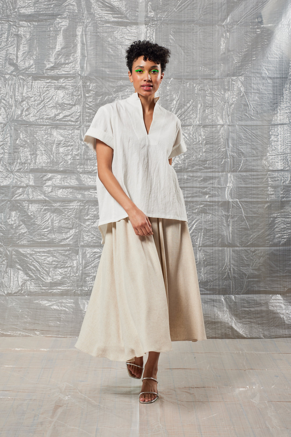 Collared Pullover (Ivory)