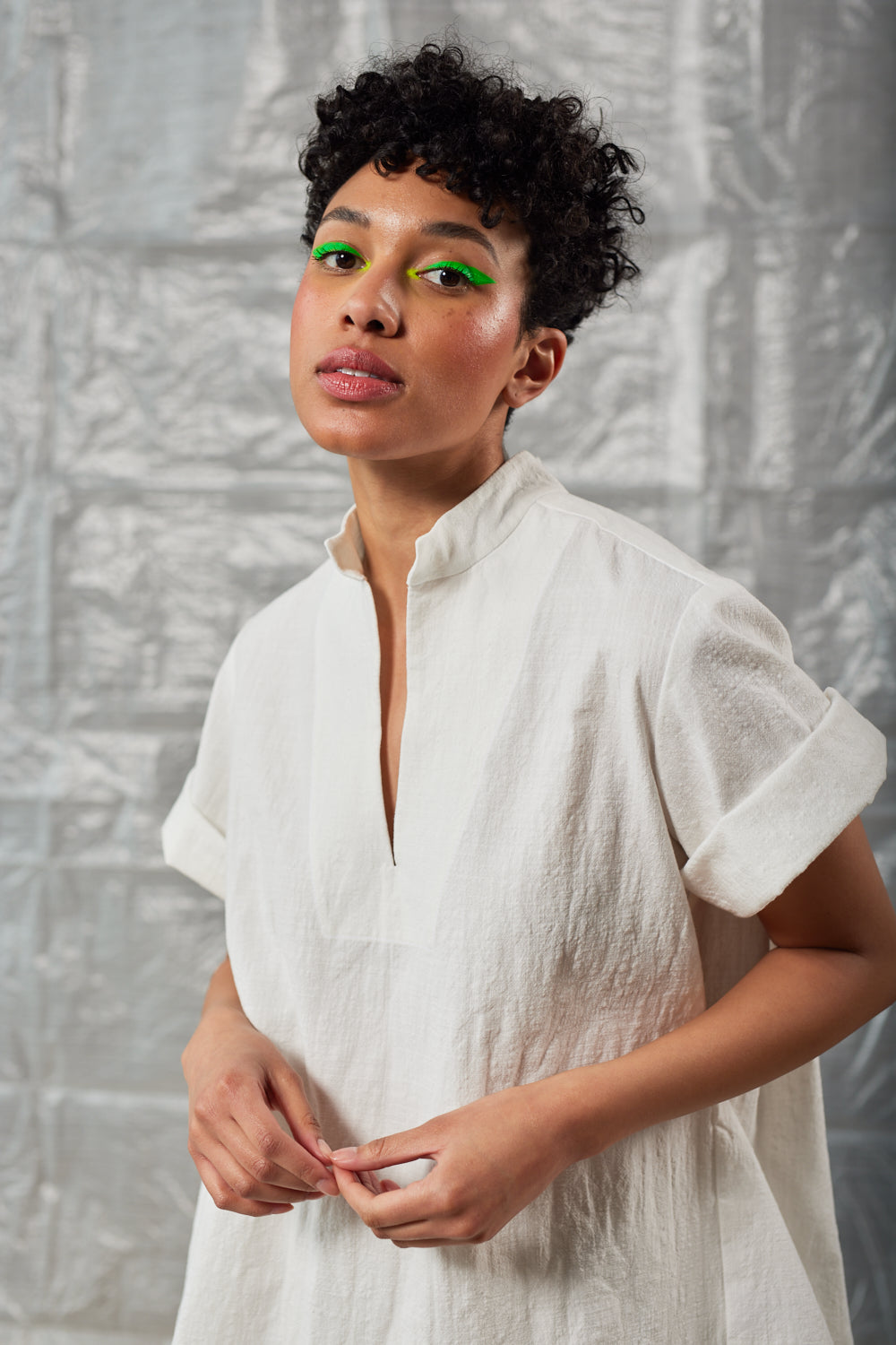 Collared Pullover (Ivory)