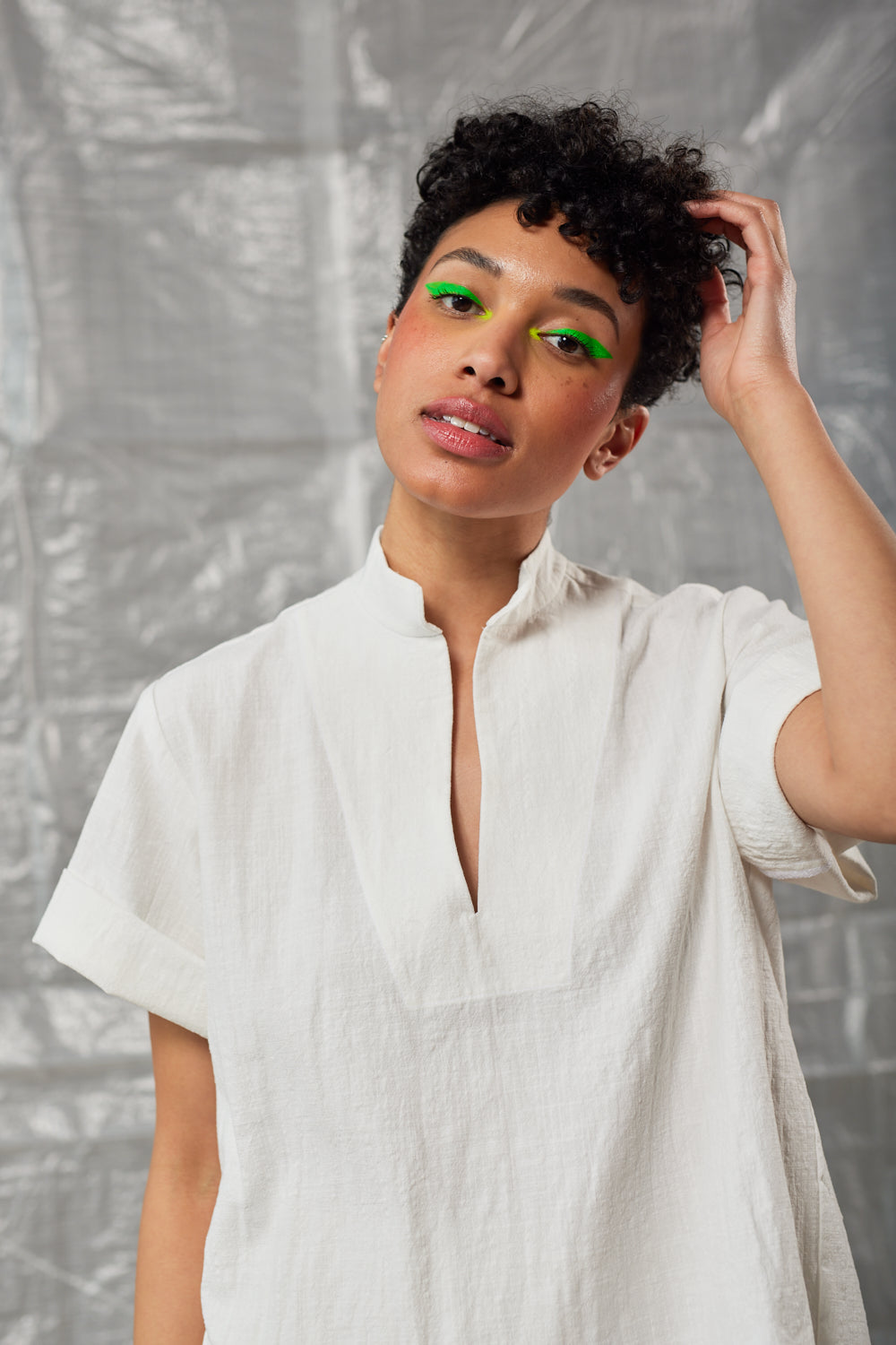 Collared Pullover (Ivory)