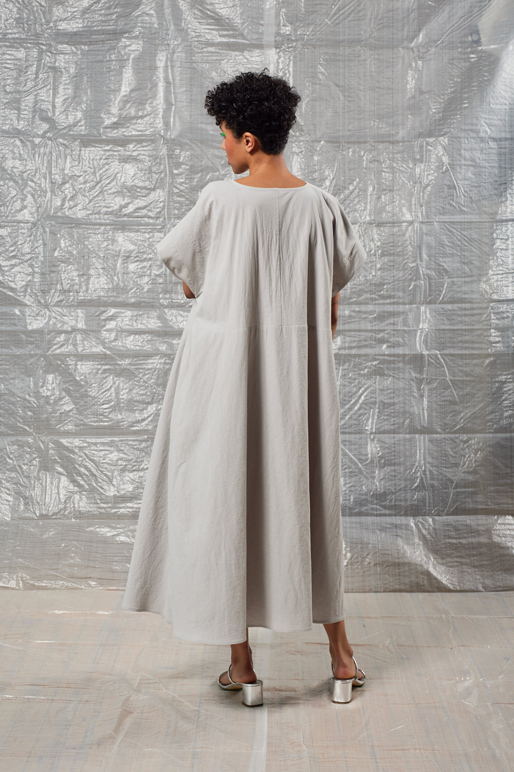 Oversized Tee Dress (Pebble)