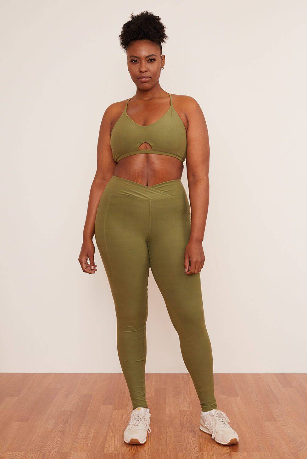 Reversible Crisscross Bra (Eucalyptus) Bra Wolven
