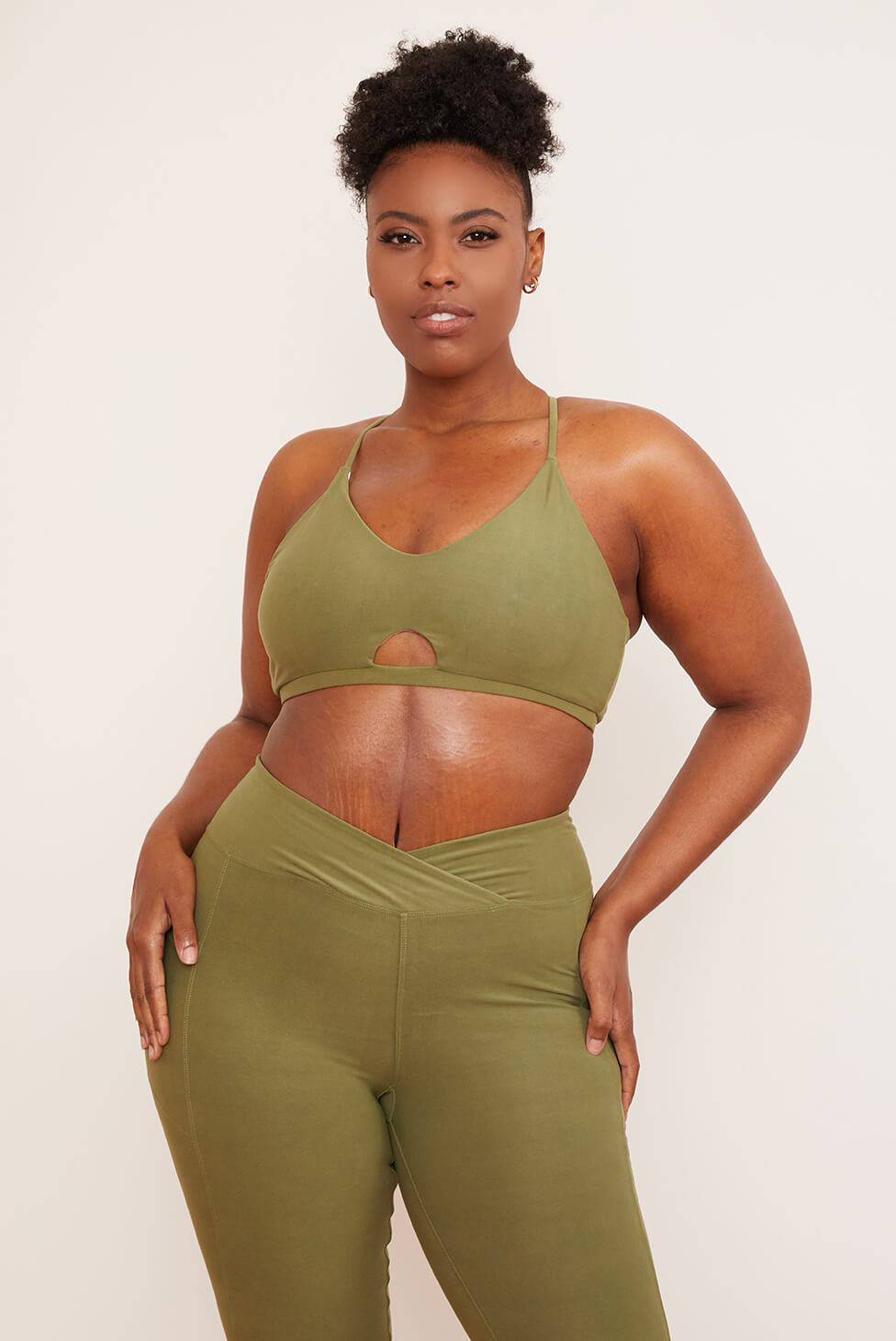 Reversible Crisscross Bra (Eucalyptus) Bra Wolven