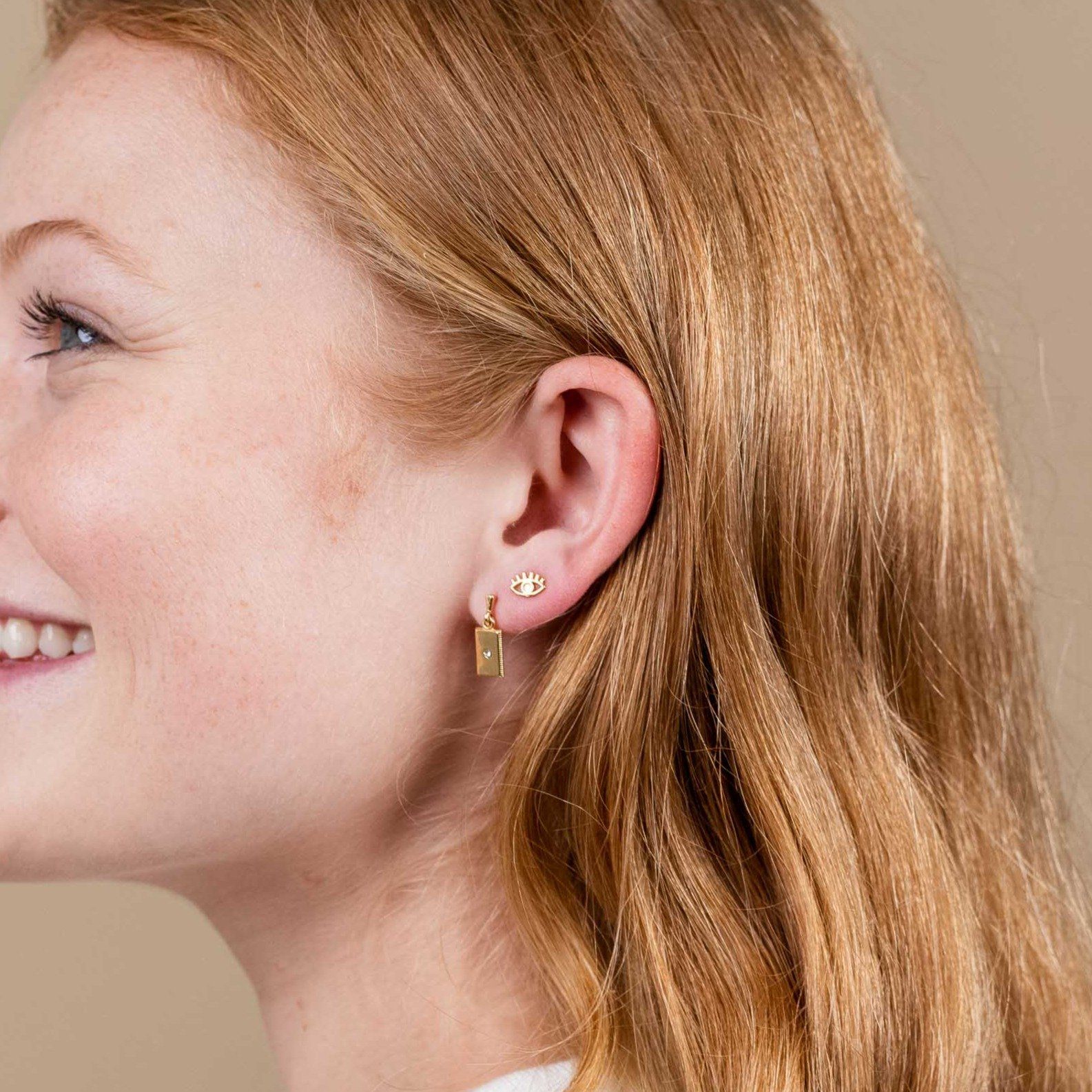 Evil Eye Studs (Gold)