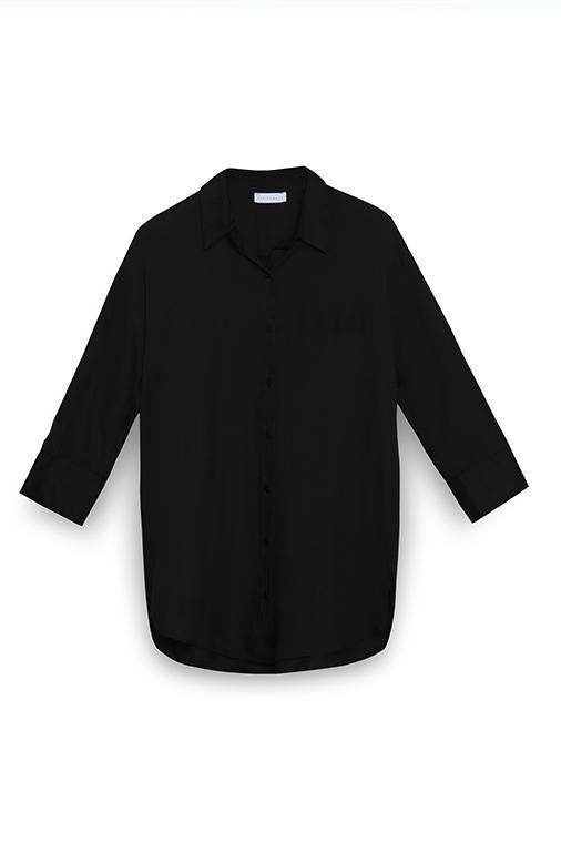 Boyfriend Shirt (Black) Top Neu Nomads