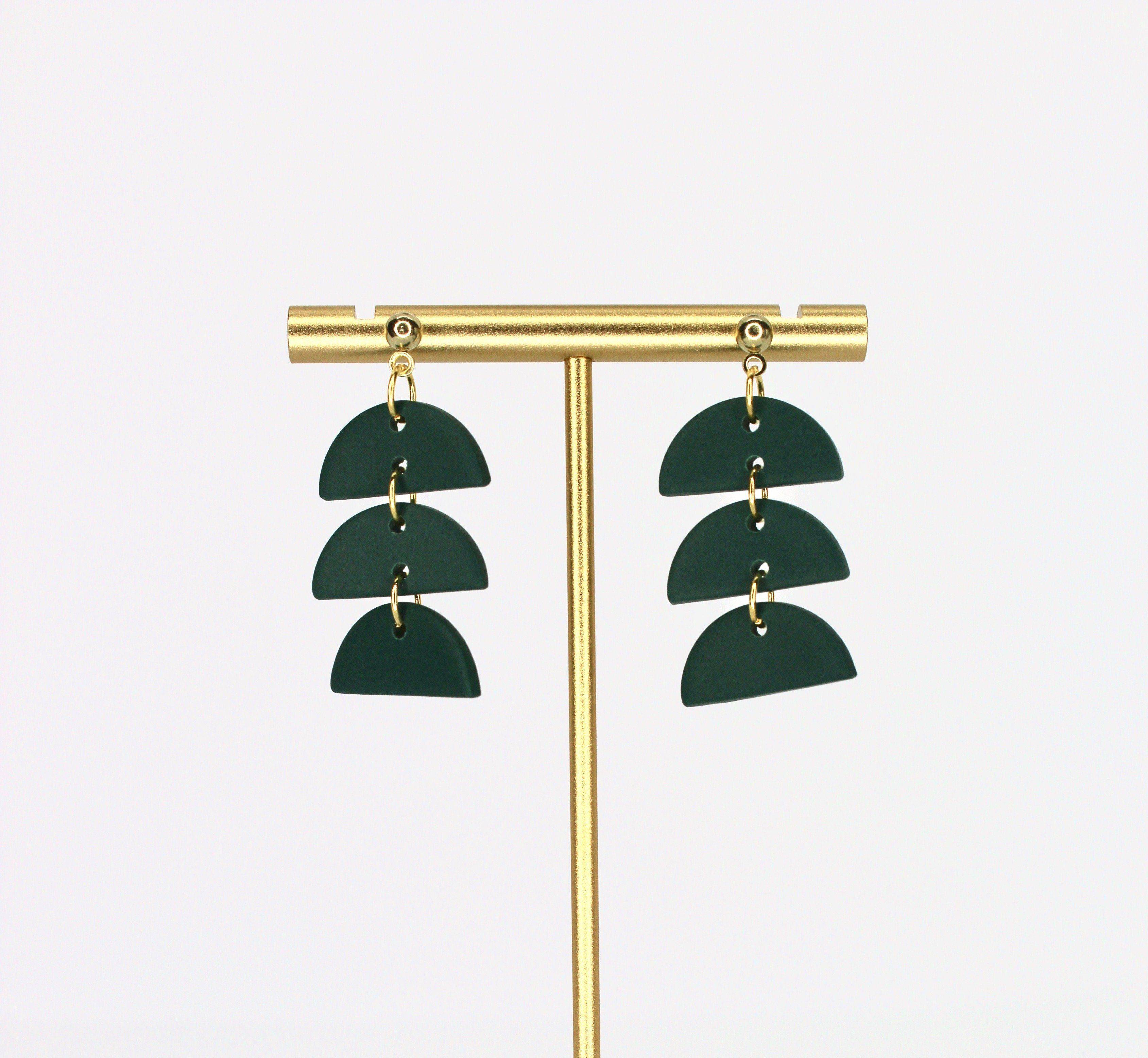 Frisco Earrings (Emerald) Earrings Abby King
