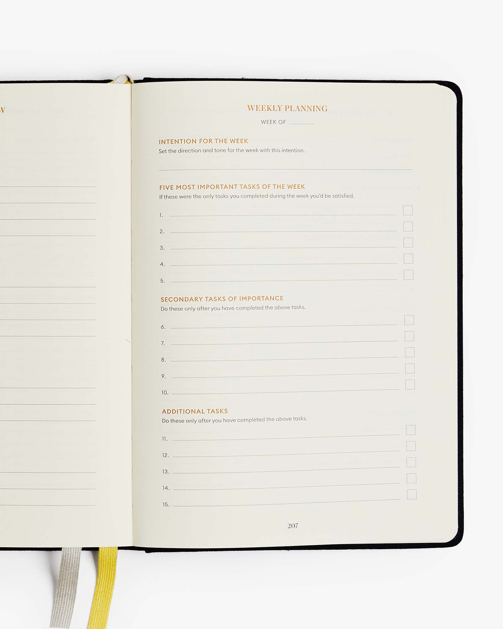 Productivity Planner (Black)