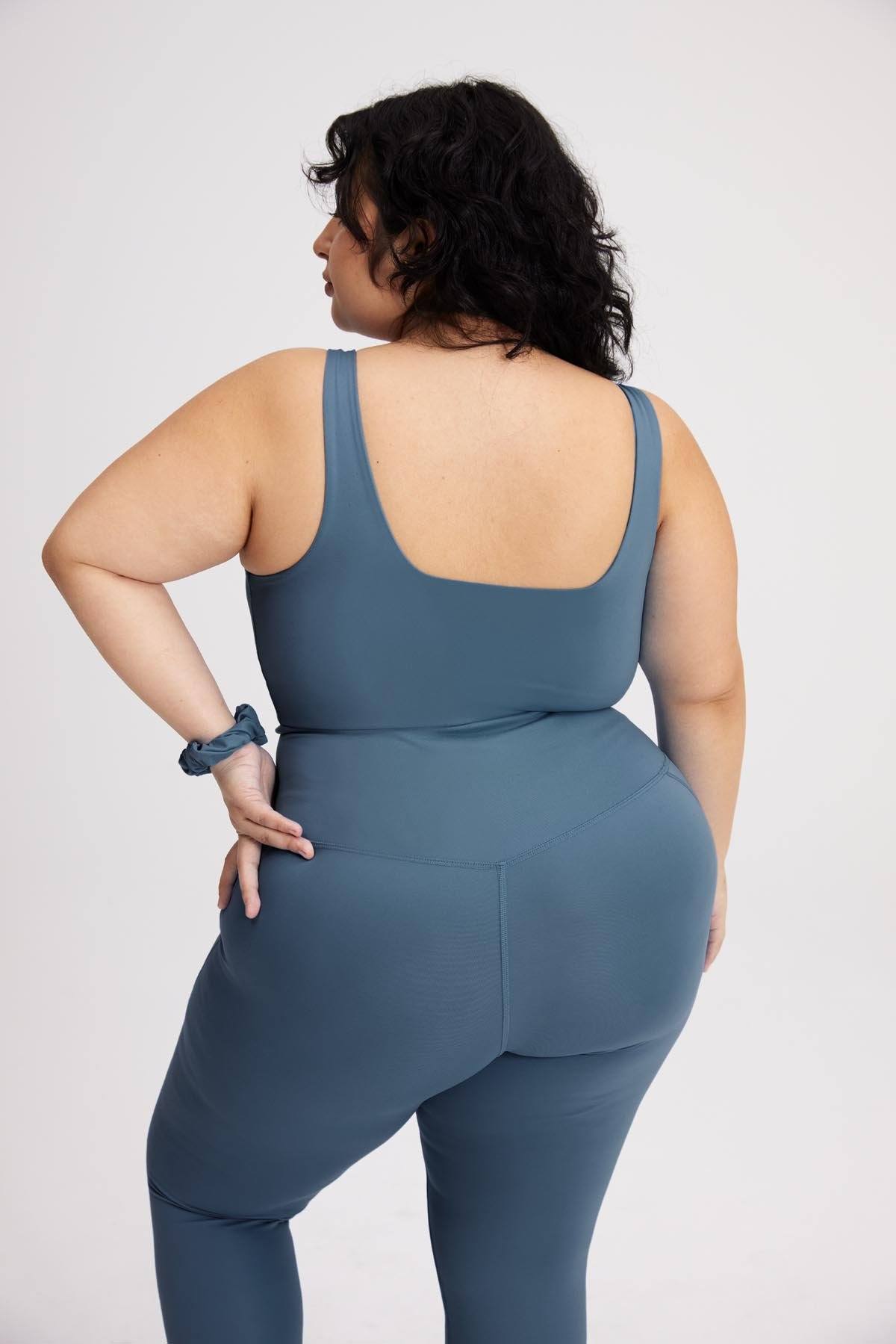 7/8 Length High-Rise Compressive Leggings (Monarch) Pants Girlfriend Collective
