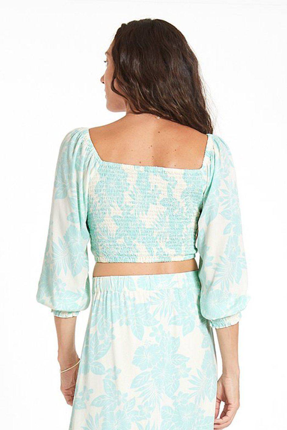 Liv Crop Top (Mahalo Print) Top Paneros