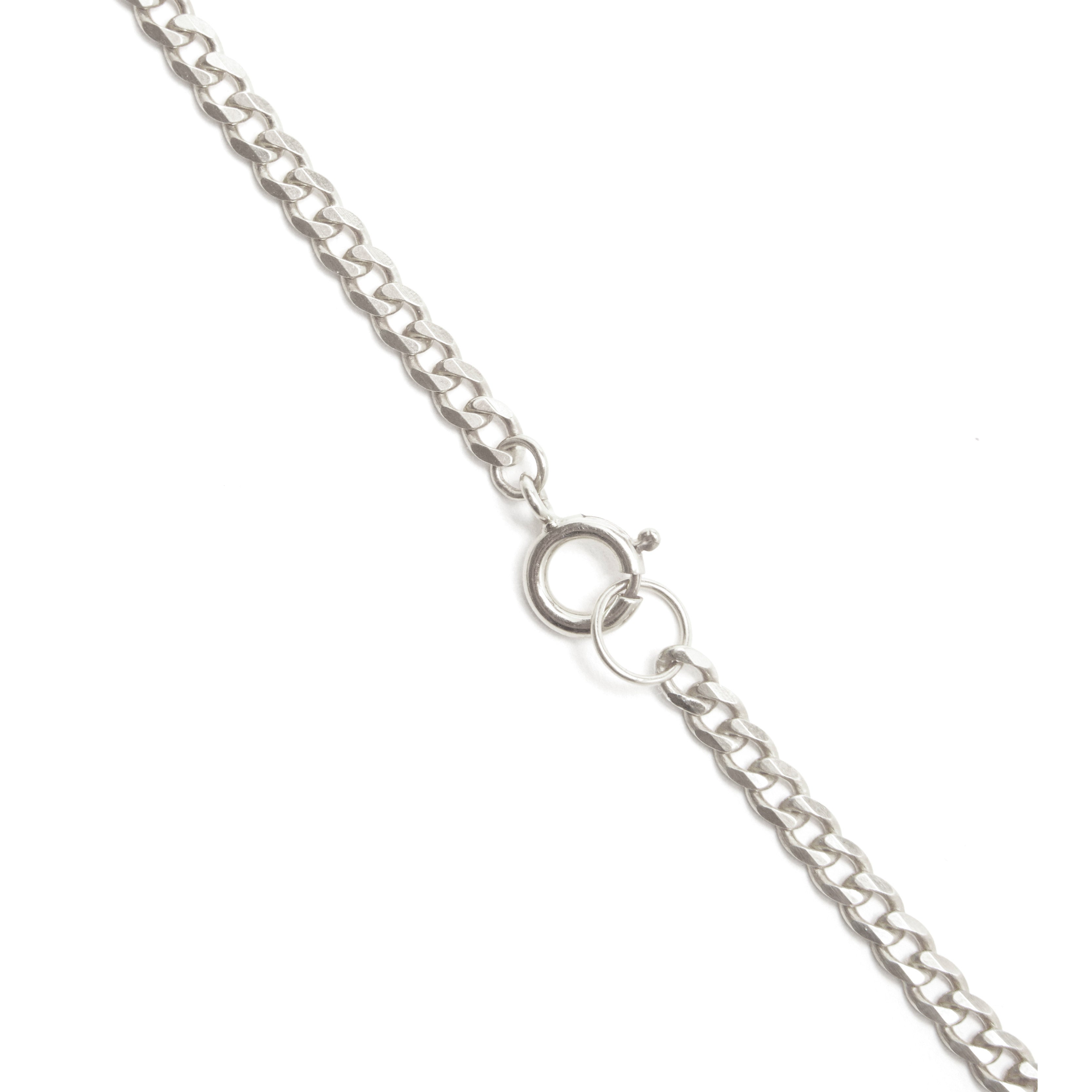 Lock Link Necklace (Silver)