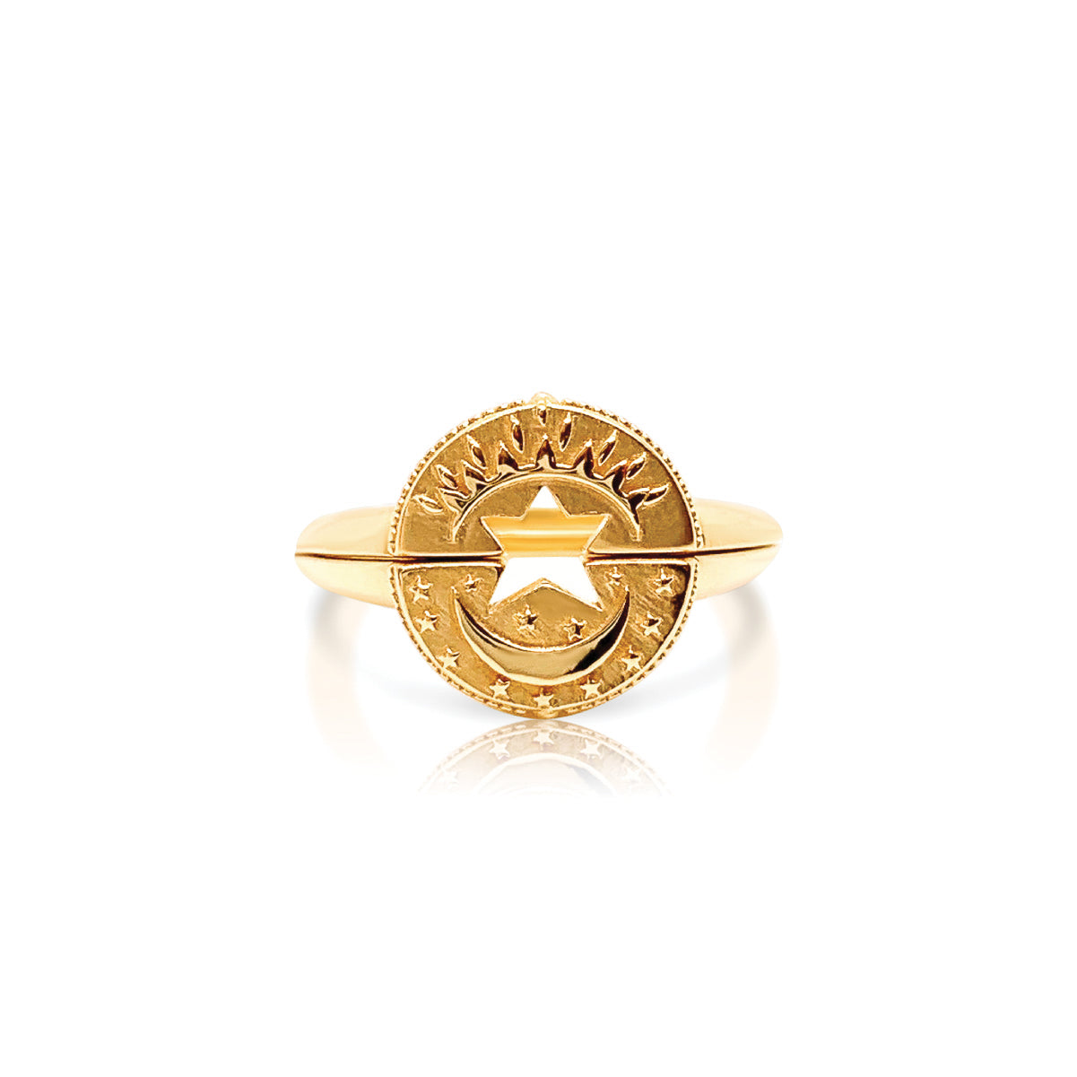 Luna y Sol Signet Ring