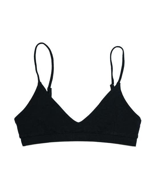 Aster Triangle Bra (Black) Bra Lela Lingerie