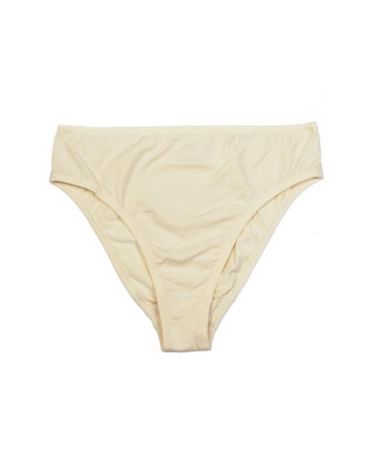 Calla Mid-Rise Brief (Ecru) Underwear Lela Lingerie