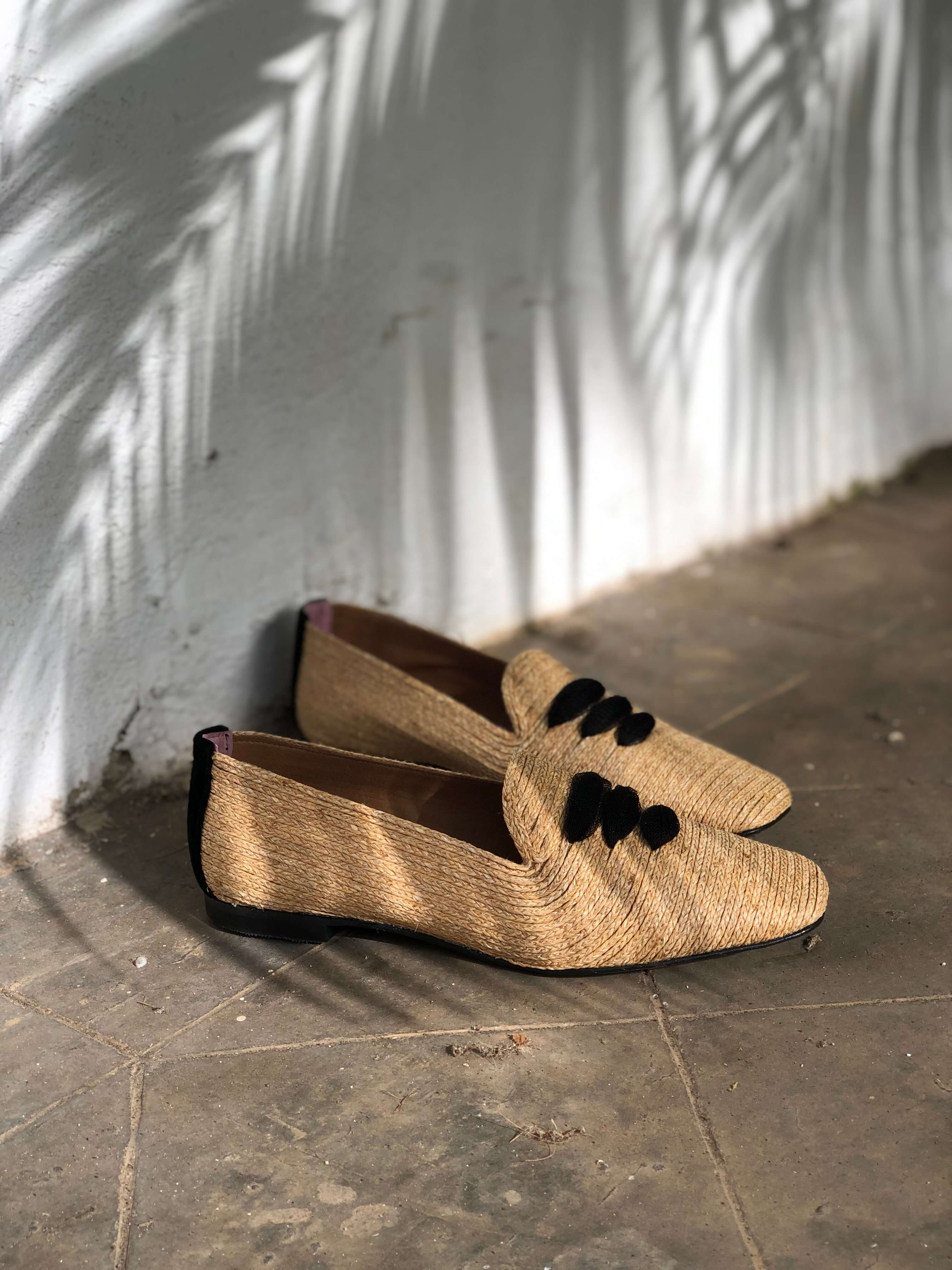 Mocasín Rafia Casablanca