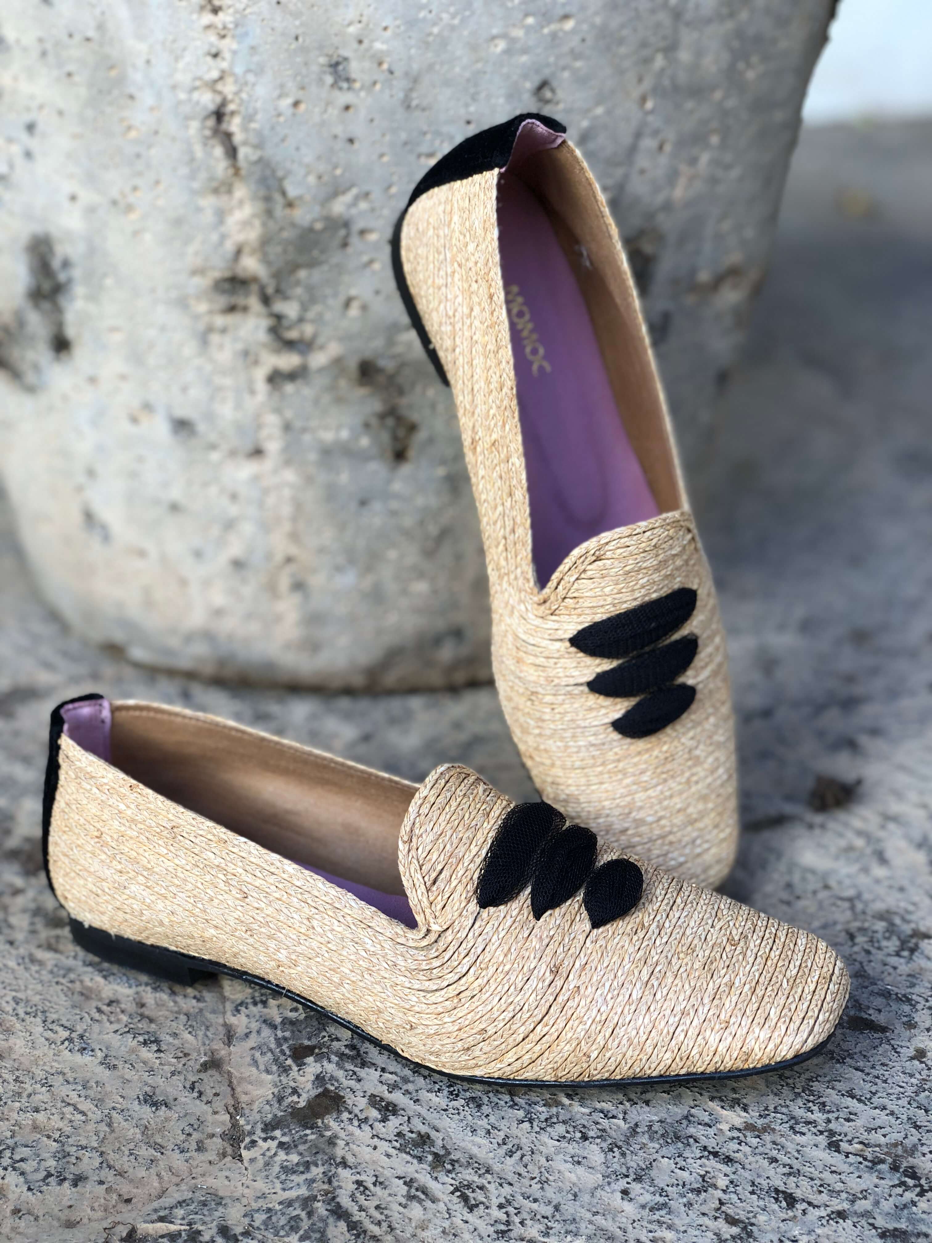 Mocasín Rafia Casablanca