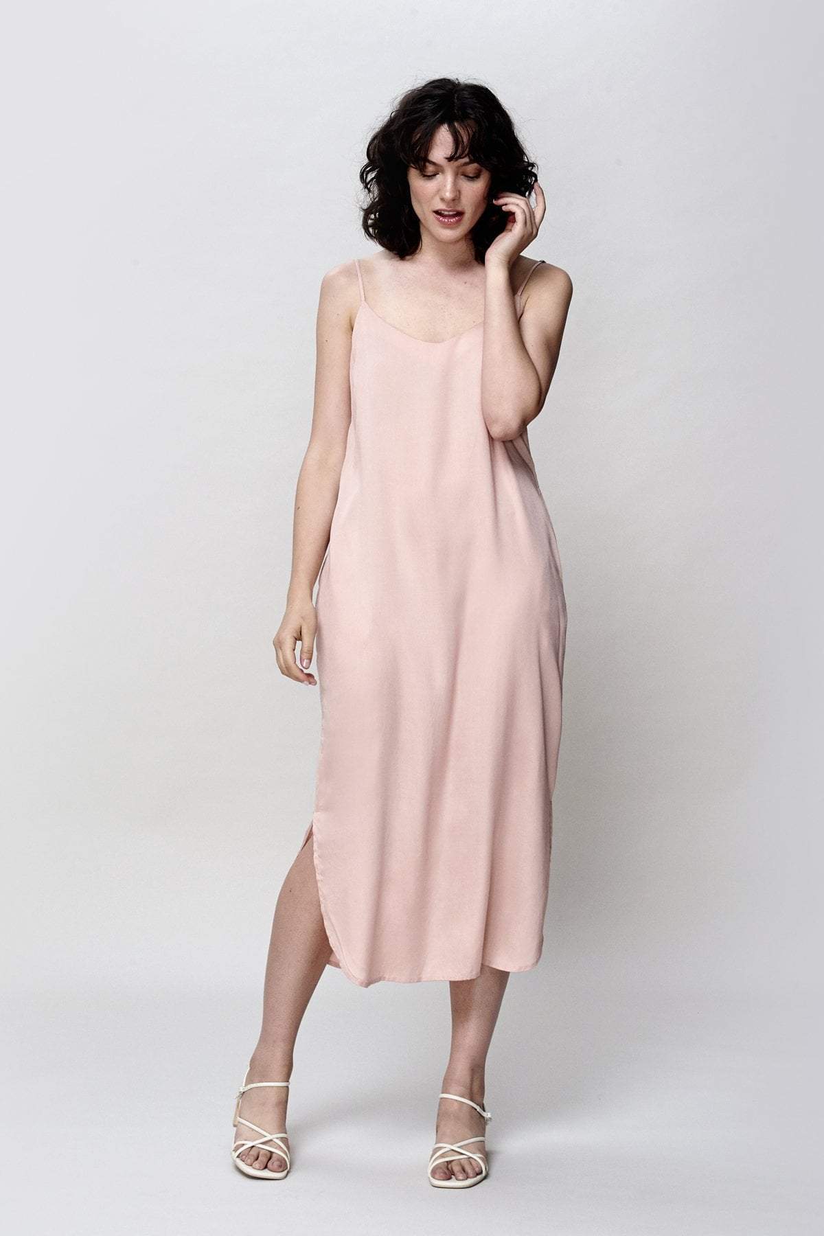 Easy Slip Dress (Rose Pink) Dress Neu Nomads