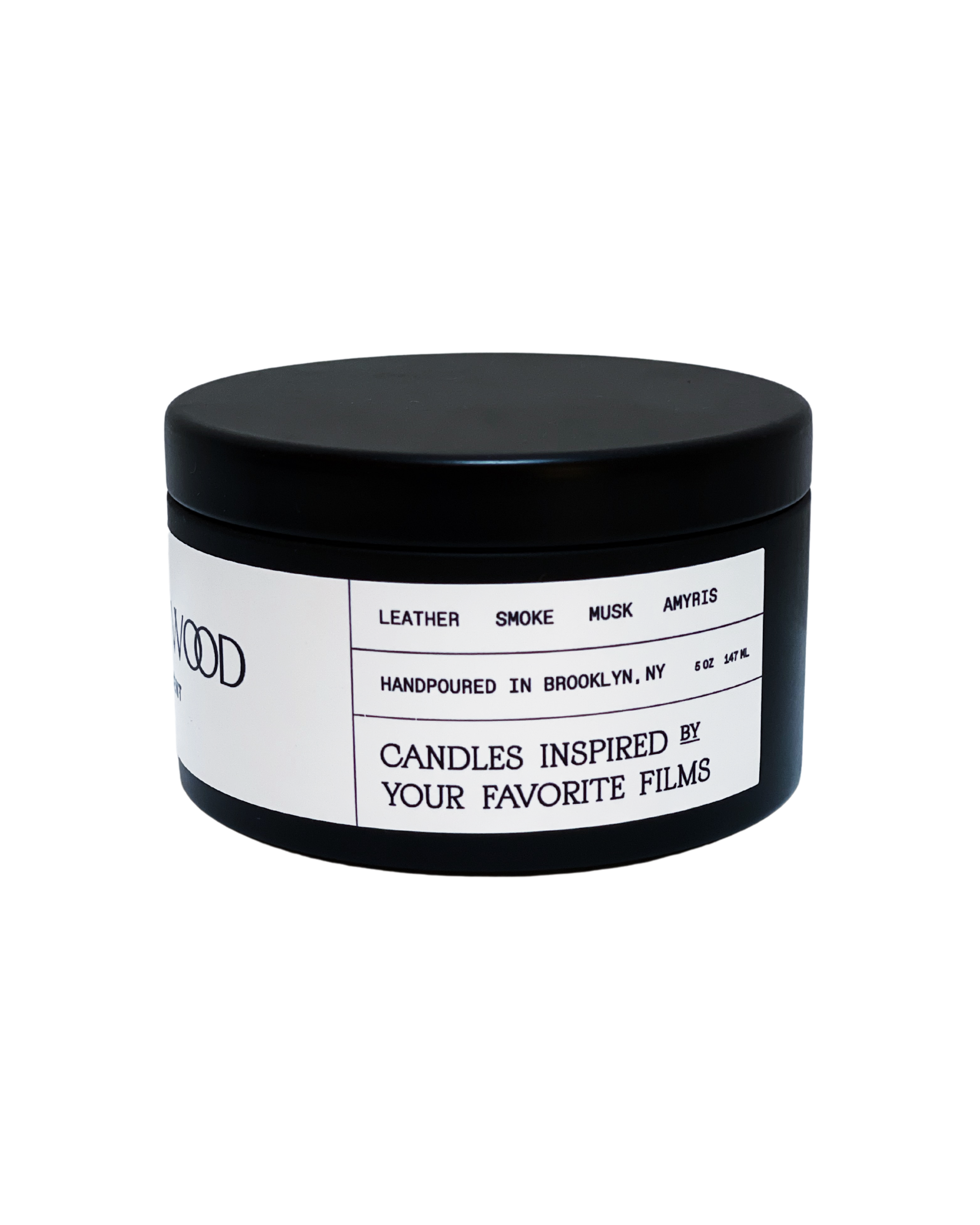 Old Hollywood Tin Candle
