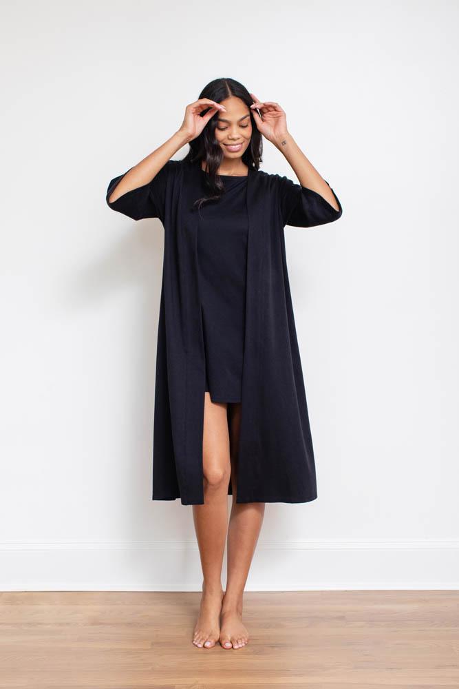 PIMA SHORT ROBE ROBE Leena and Lu
