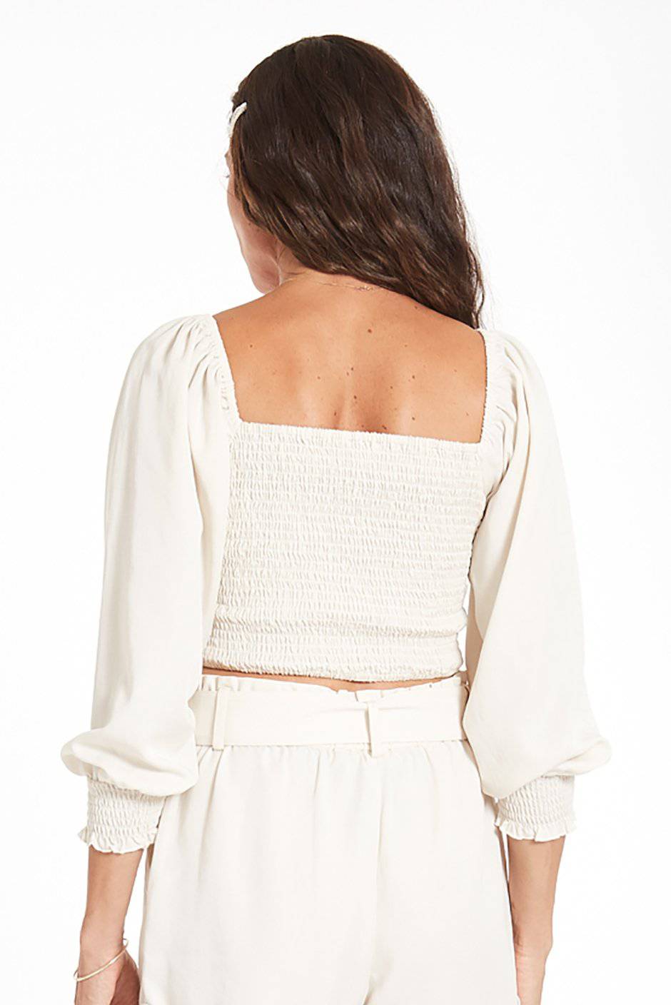 Liv Crop Top | Solid Top Paneros