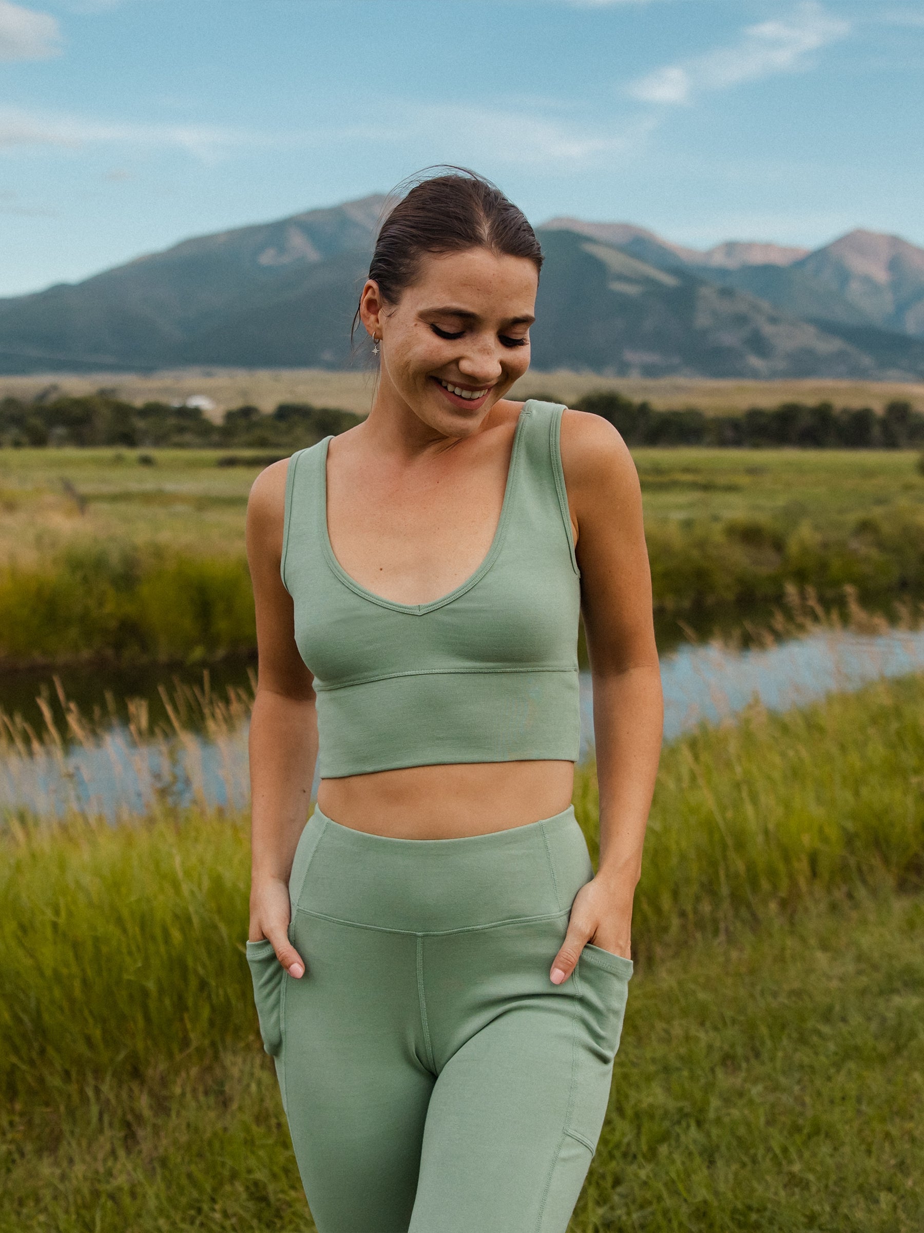 PlantTec™ Reversible Tank (Sage)