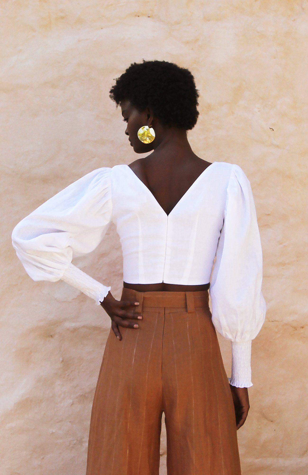 Rumer Top (White) Top Saroka