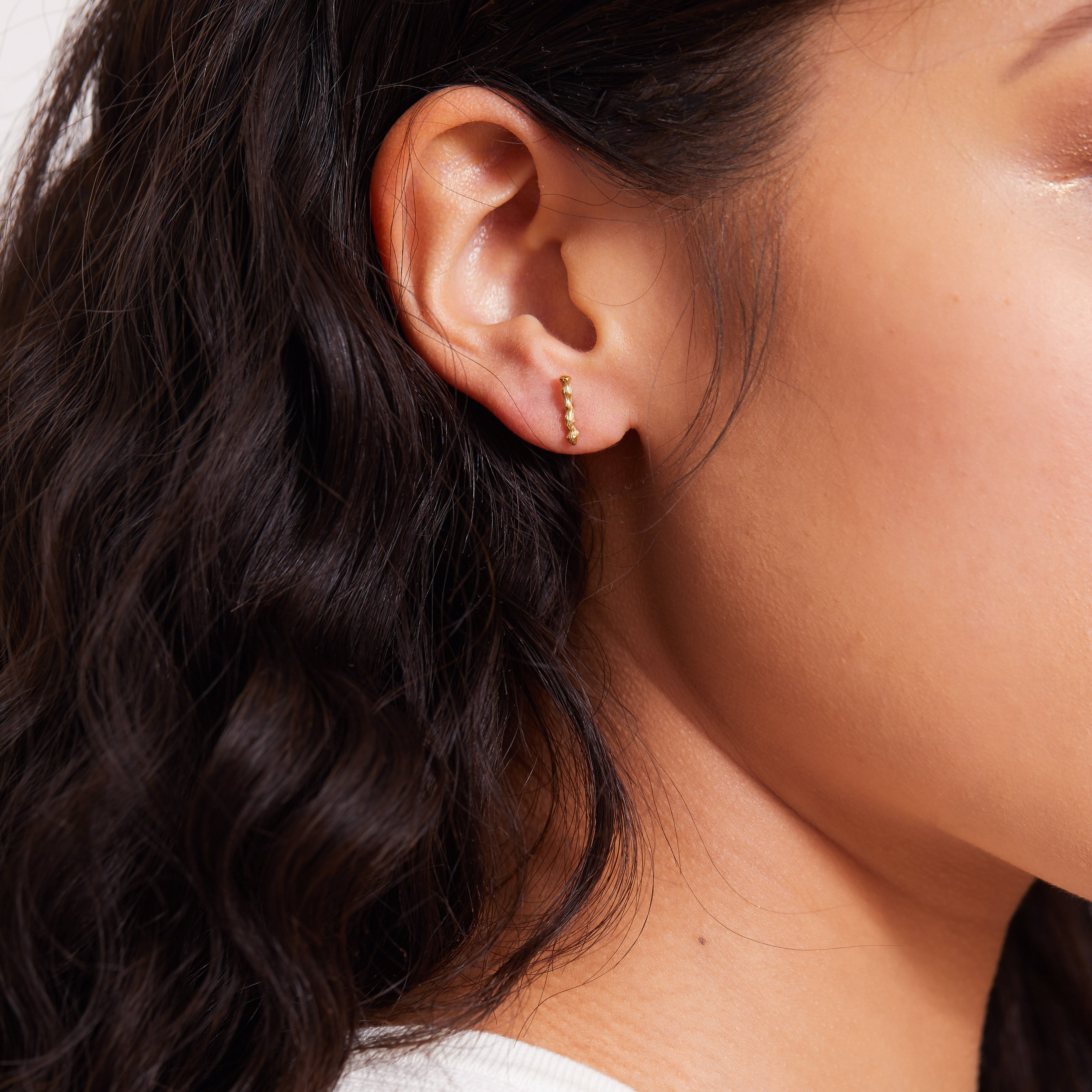 Stem Stud Earrings