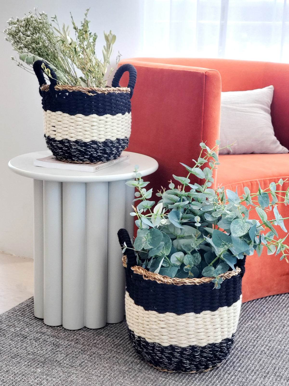 Ula Stripe Basket