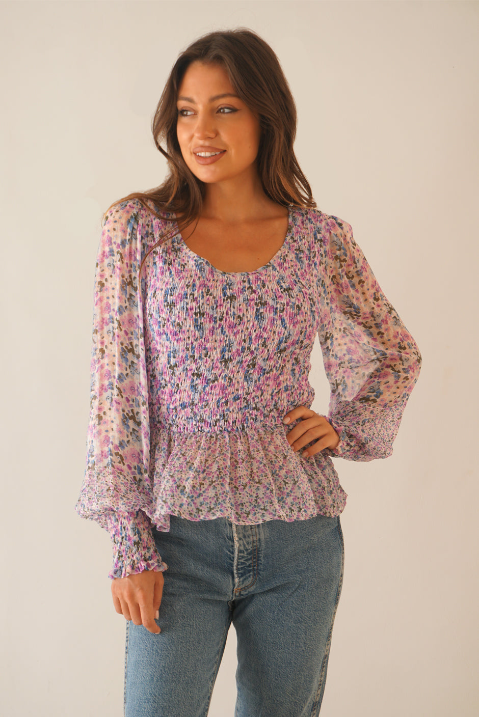Stella Top (Lilac Garden)