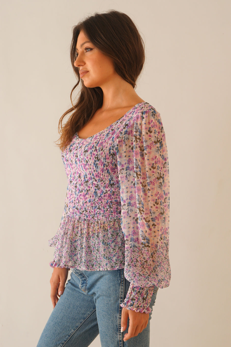 Stella Top (Lilac Garden)