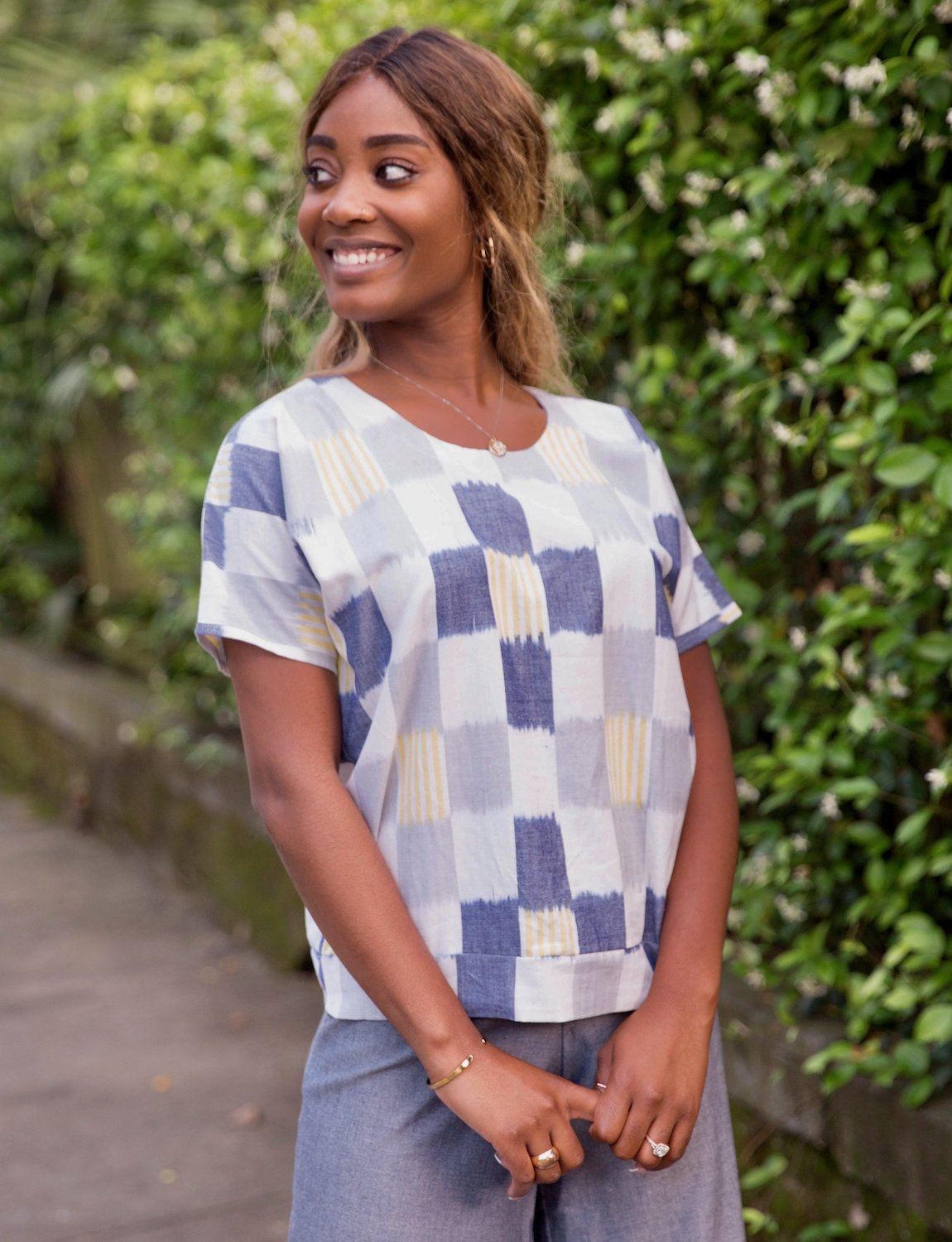 Sunshine Plaid Top Tops Passion Lilie