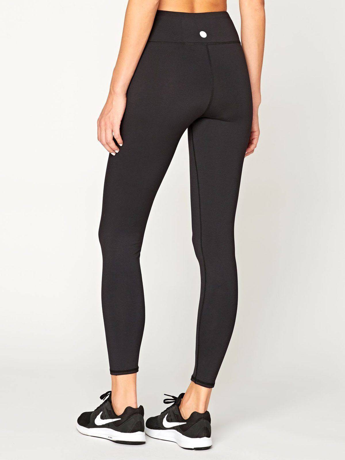 Monica High Rise Leggings (Jet Black) Pants Threads 4 Thought