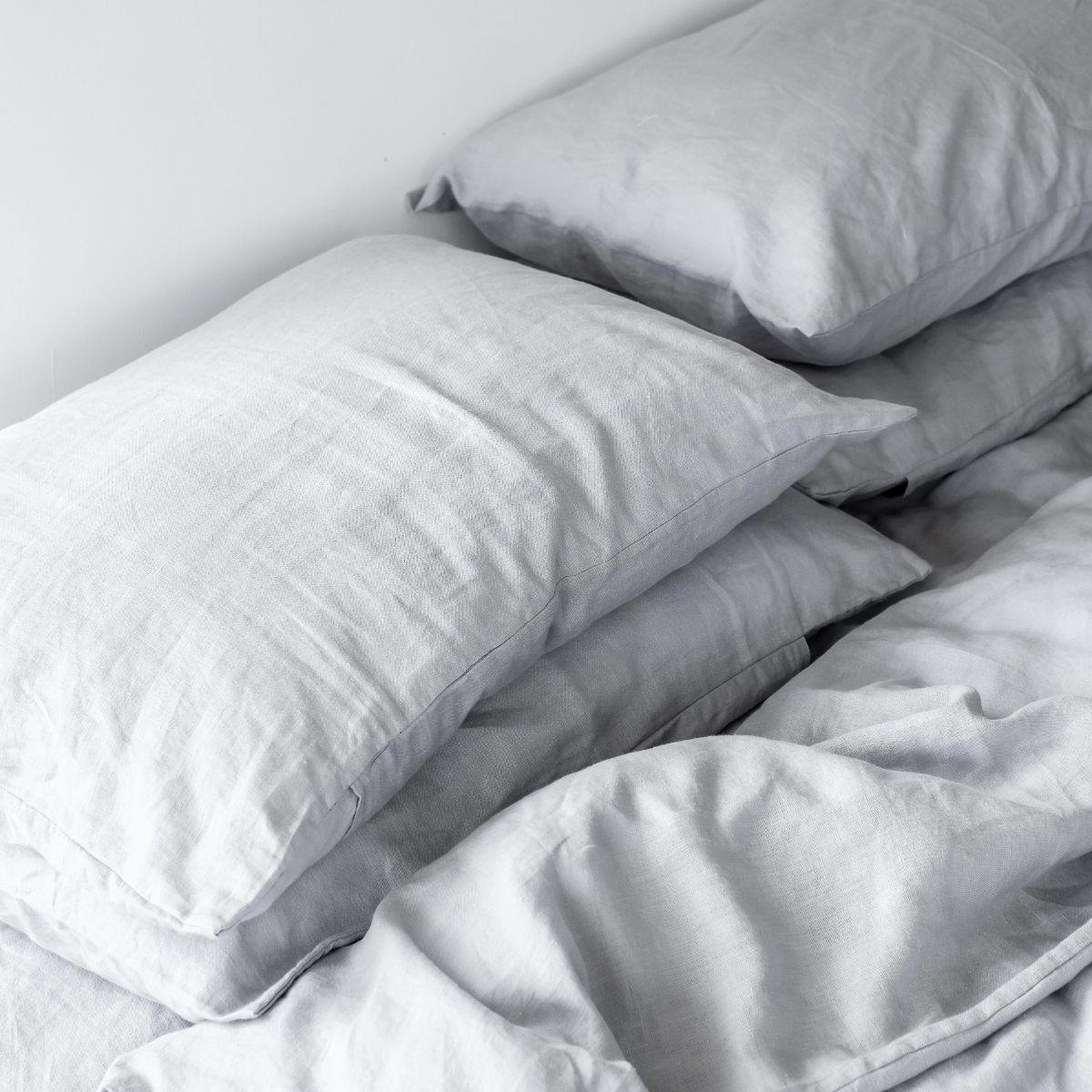 Linen Pillowcase Set (Fog)
