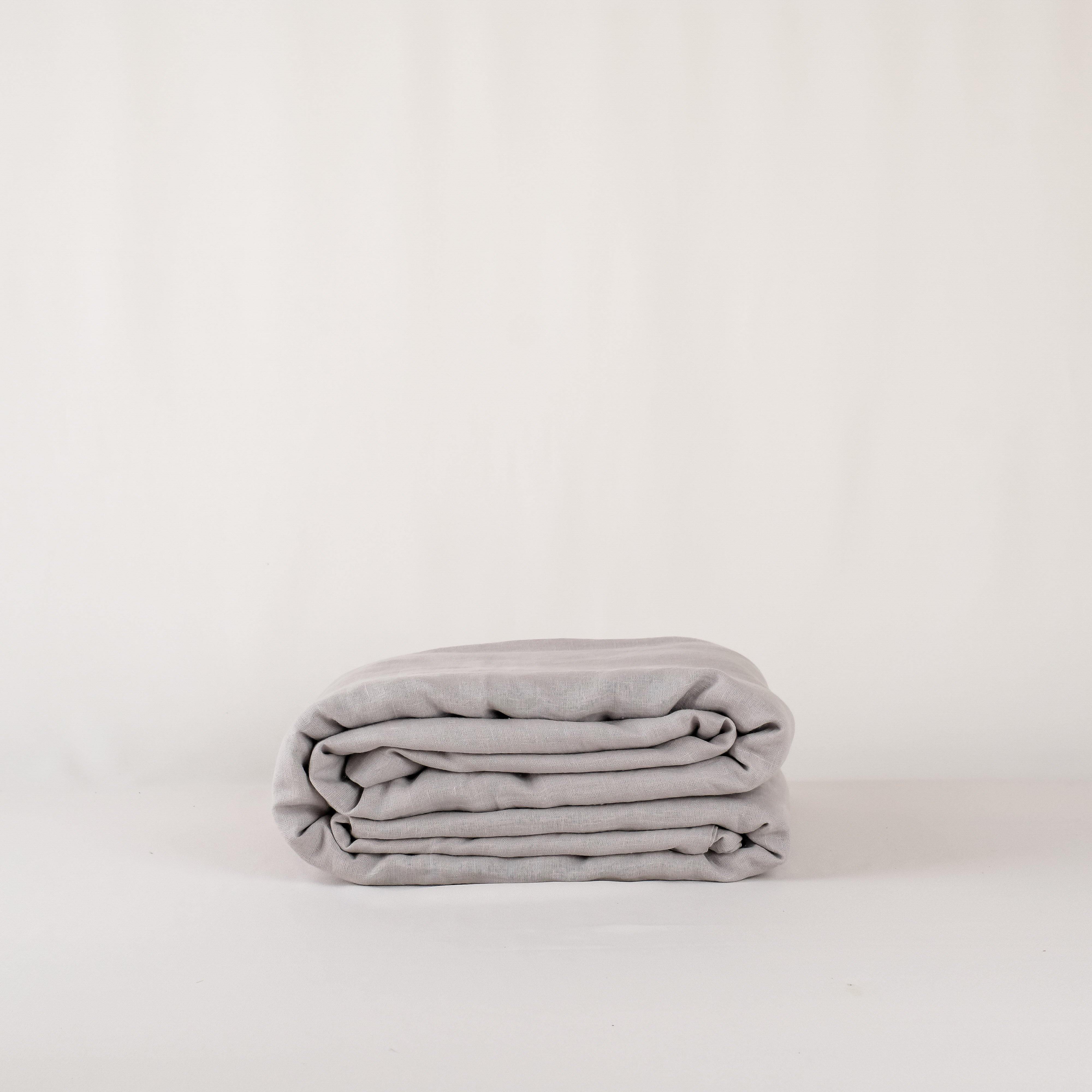 Linen Duvet Cover (Fog)