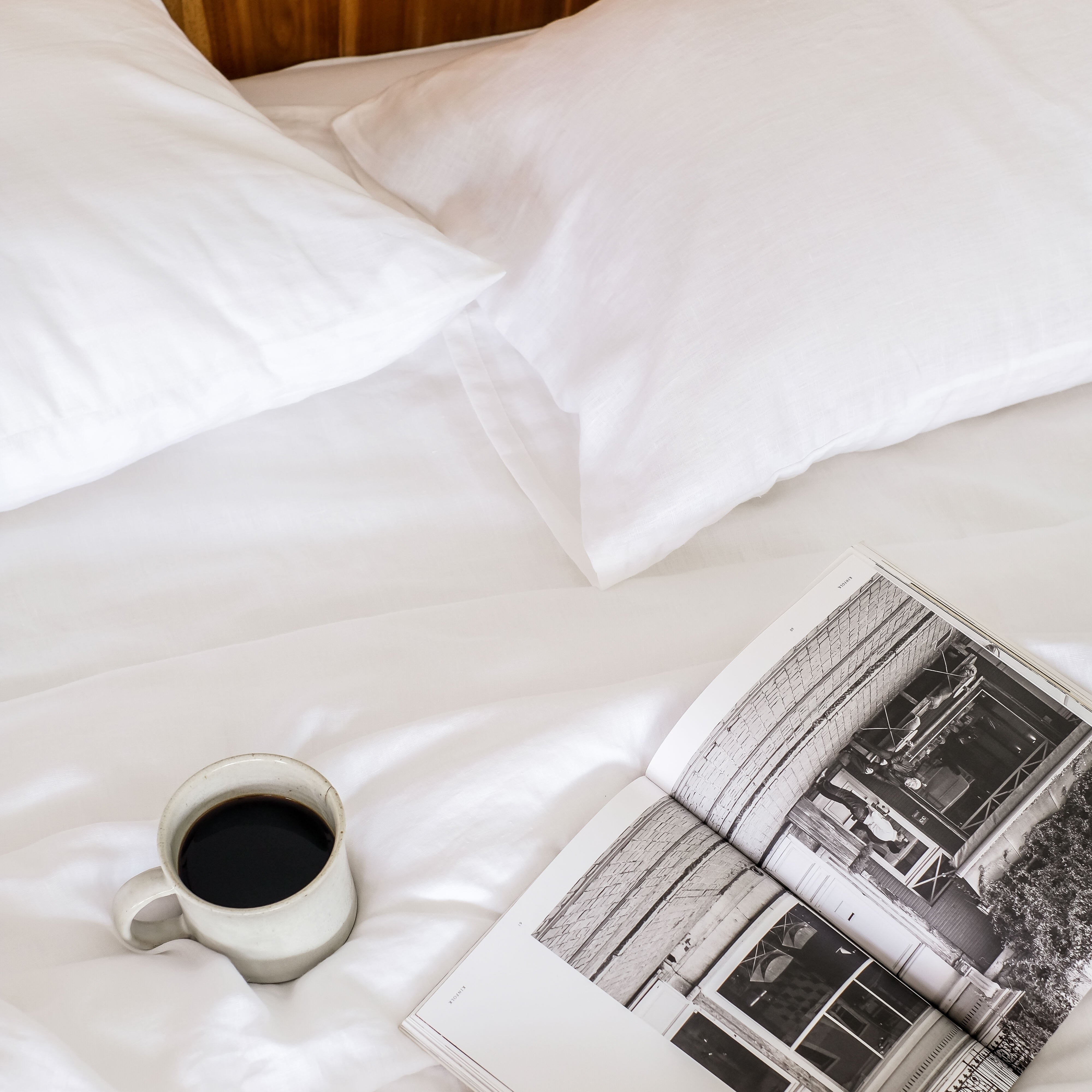 Linen Duvet Cover (White)