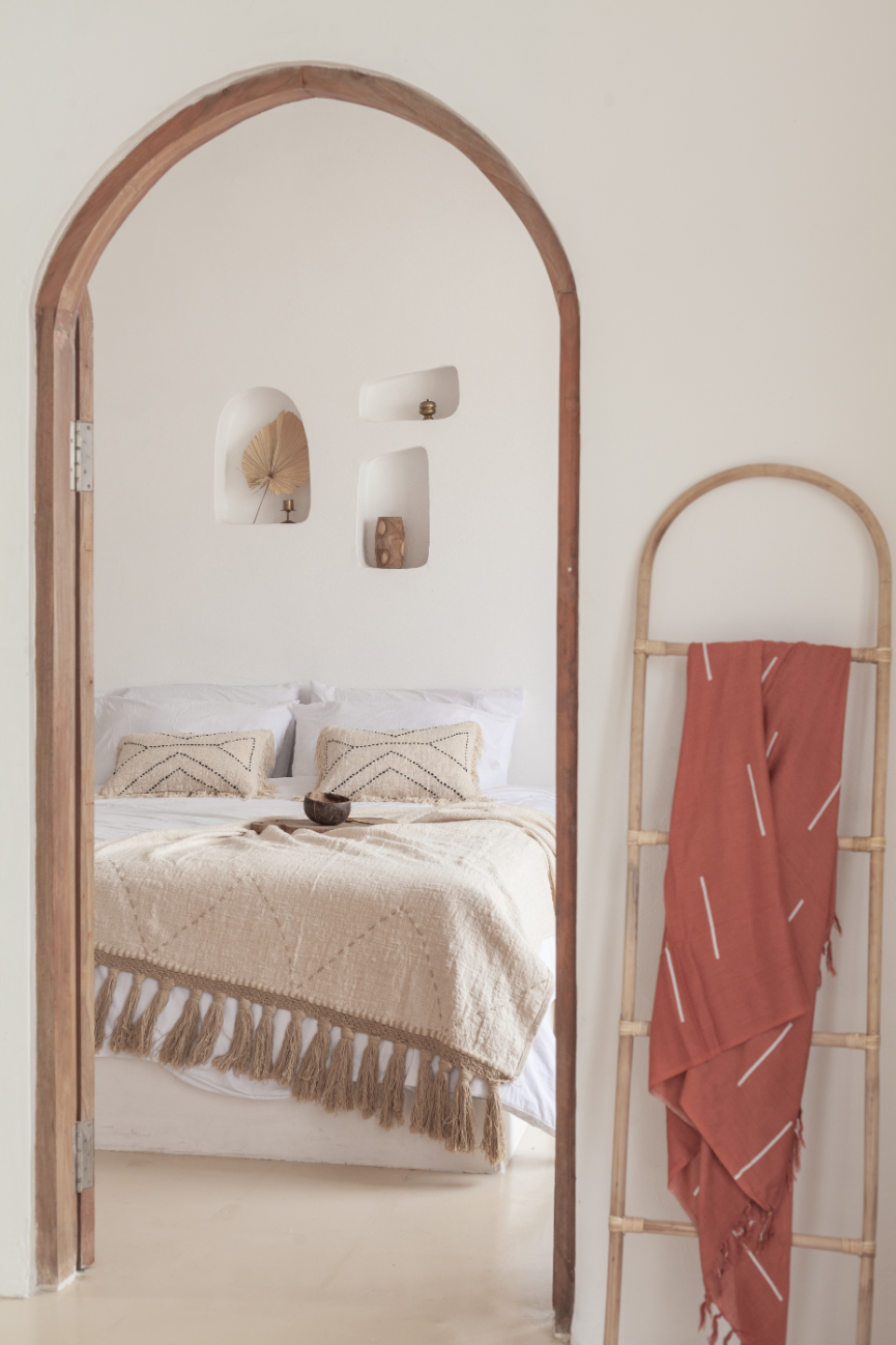 Lines Tapestry (Terracotta)