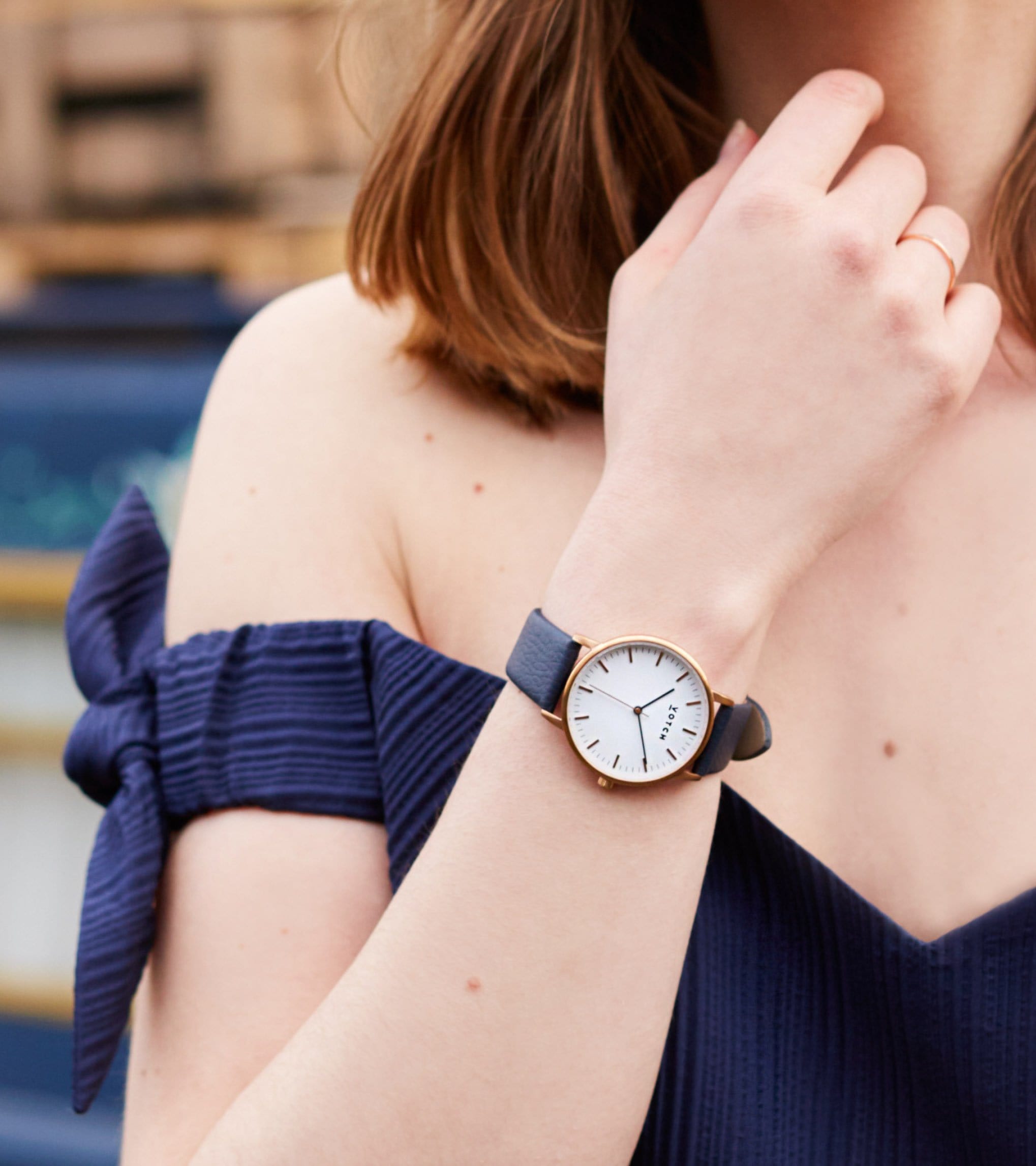 Moment (Rose Gold and Navy)