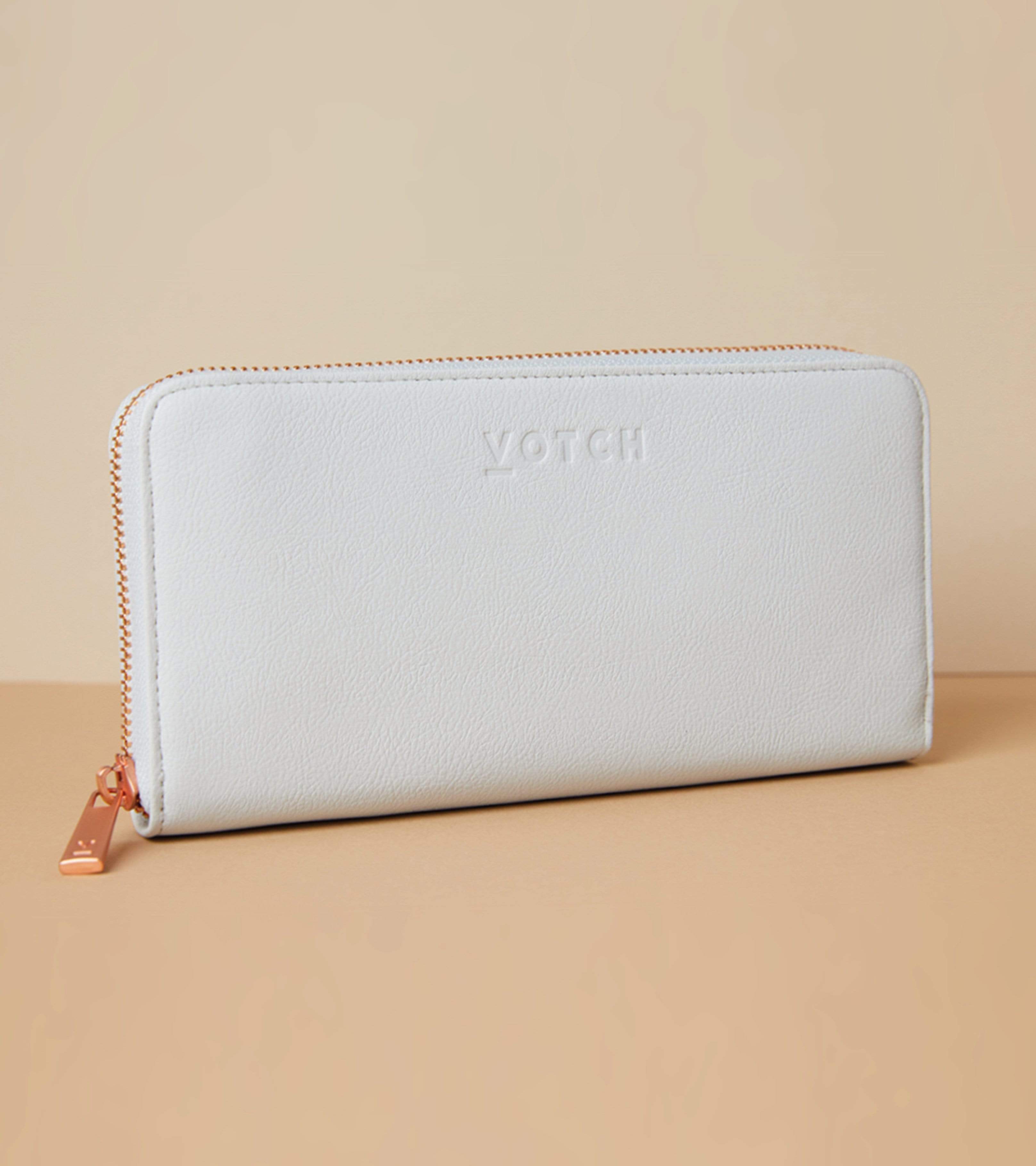AppleSkin Wallet (Light Grey & Rose Gold)