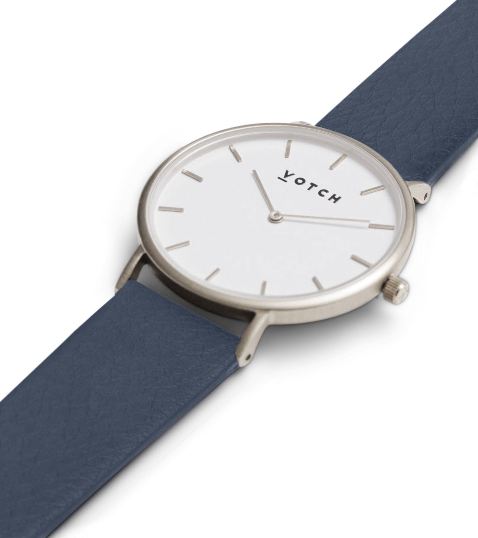 Classic (Silver and Navy)