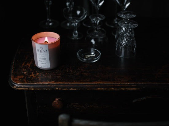 Rose Patchouli + Amber Candle