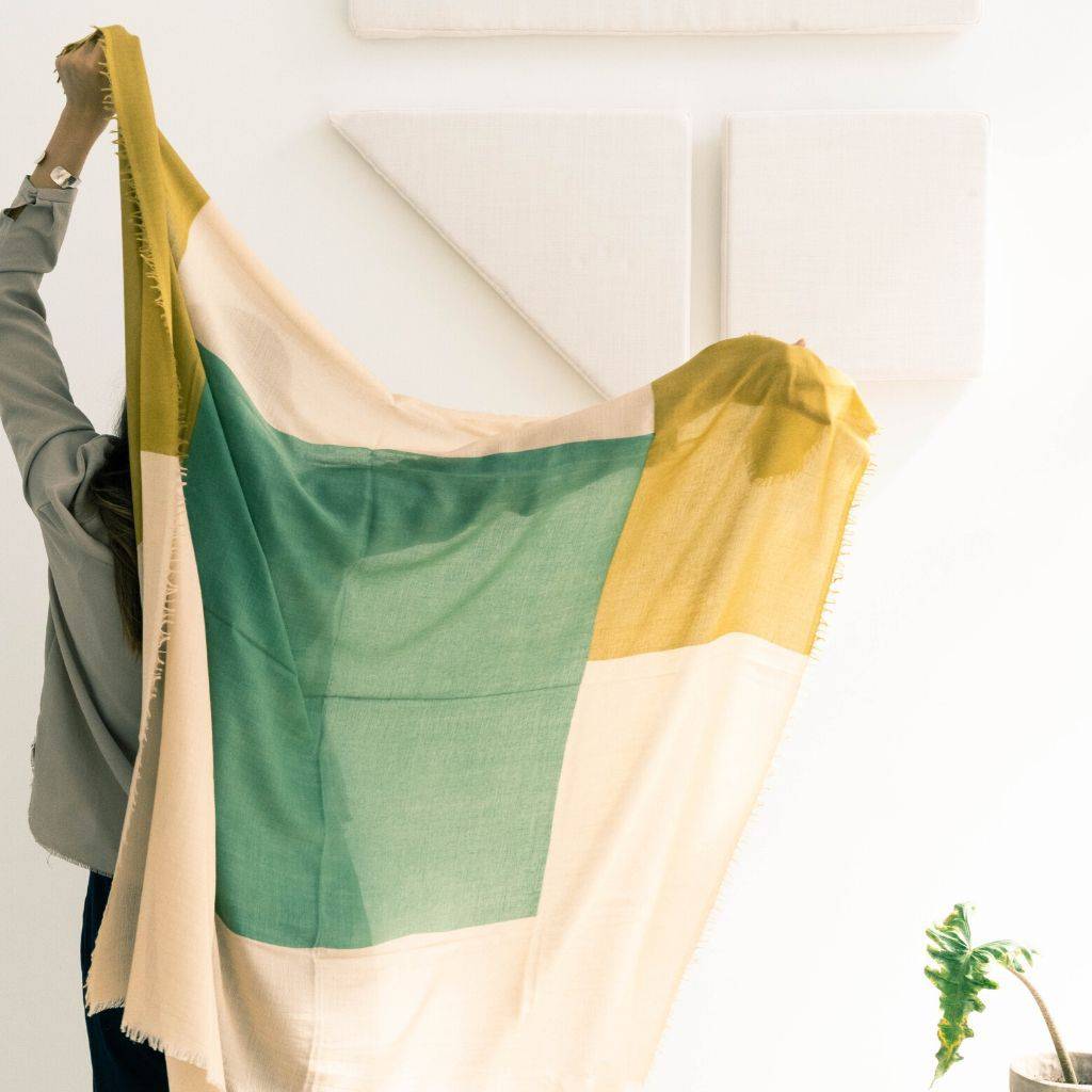 Blok Scarf (Topaz) Scarf Variously