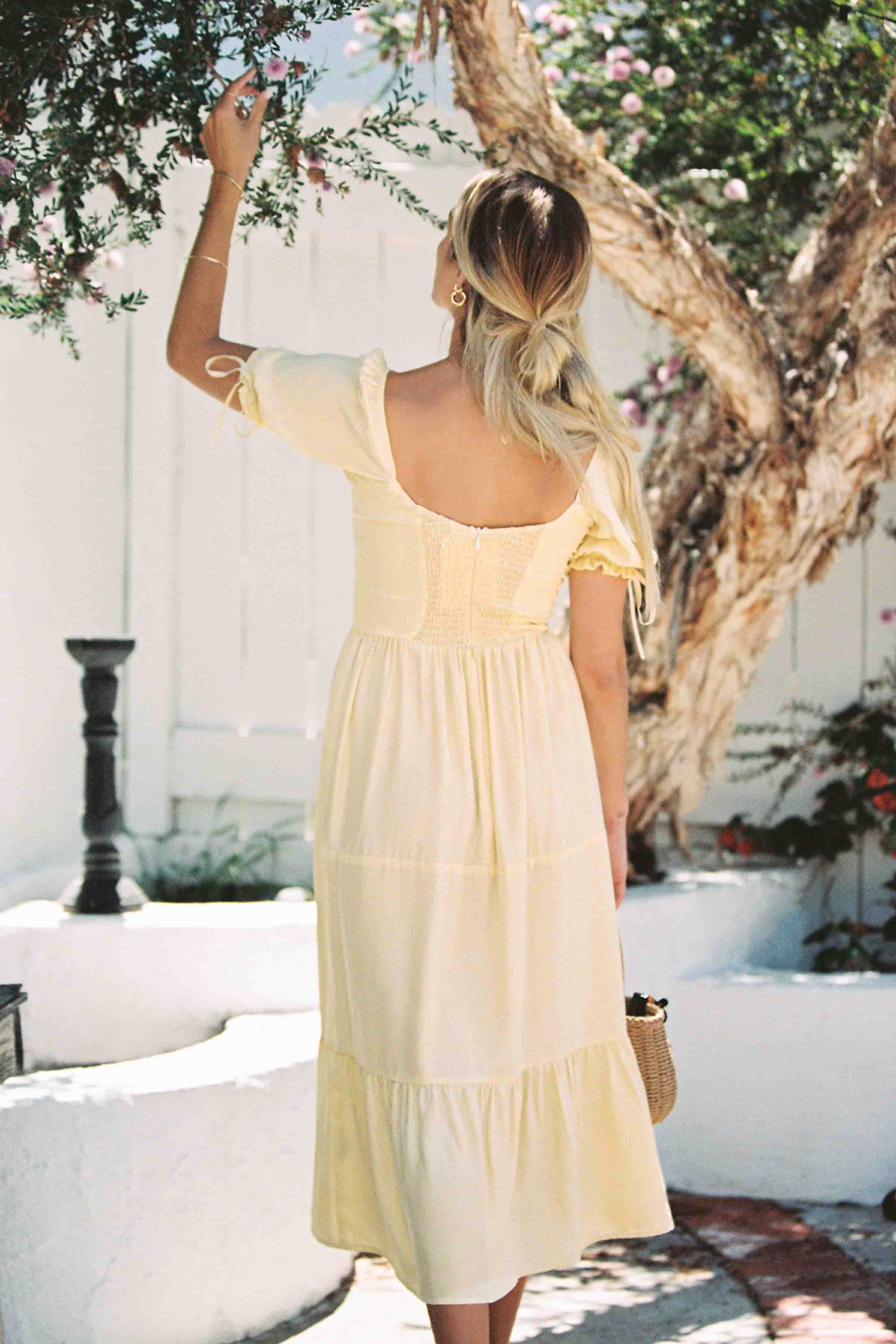 Canyon Dress (Soft Yellow)