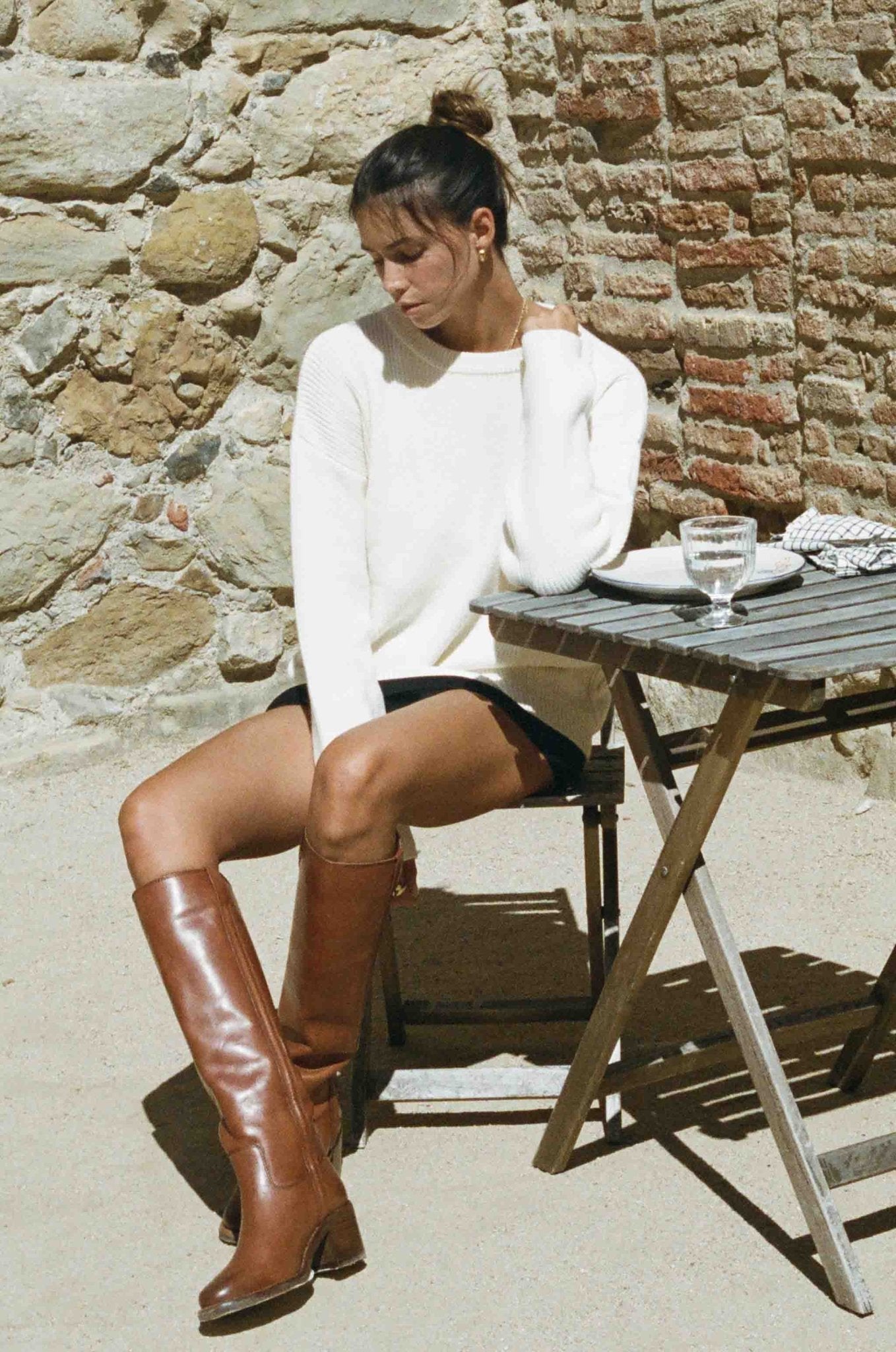 Charles Sweater (Ivory White)