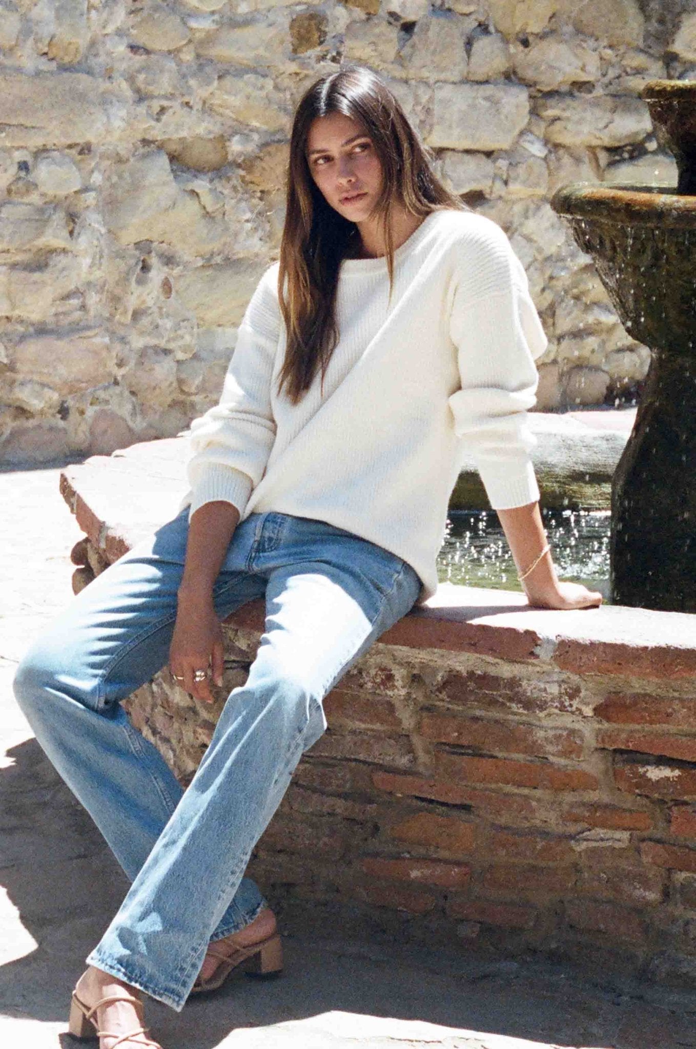 Charles Sweater (Ivory White)