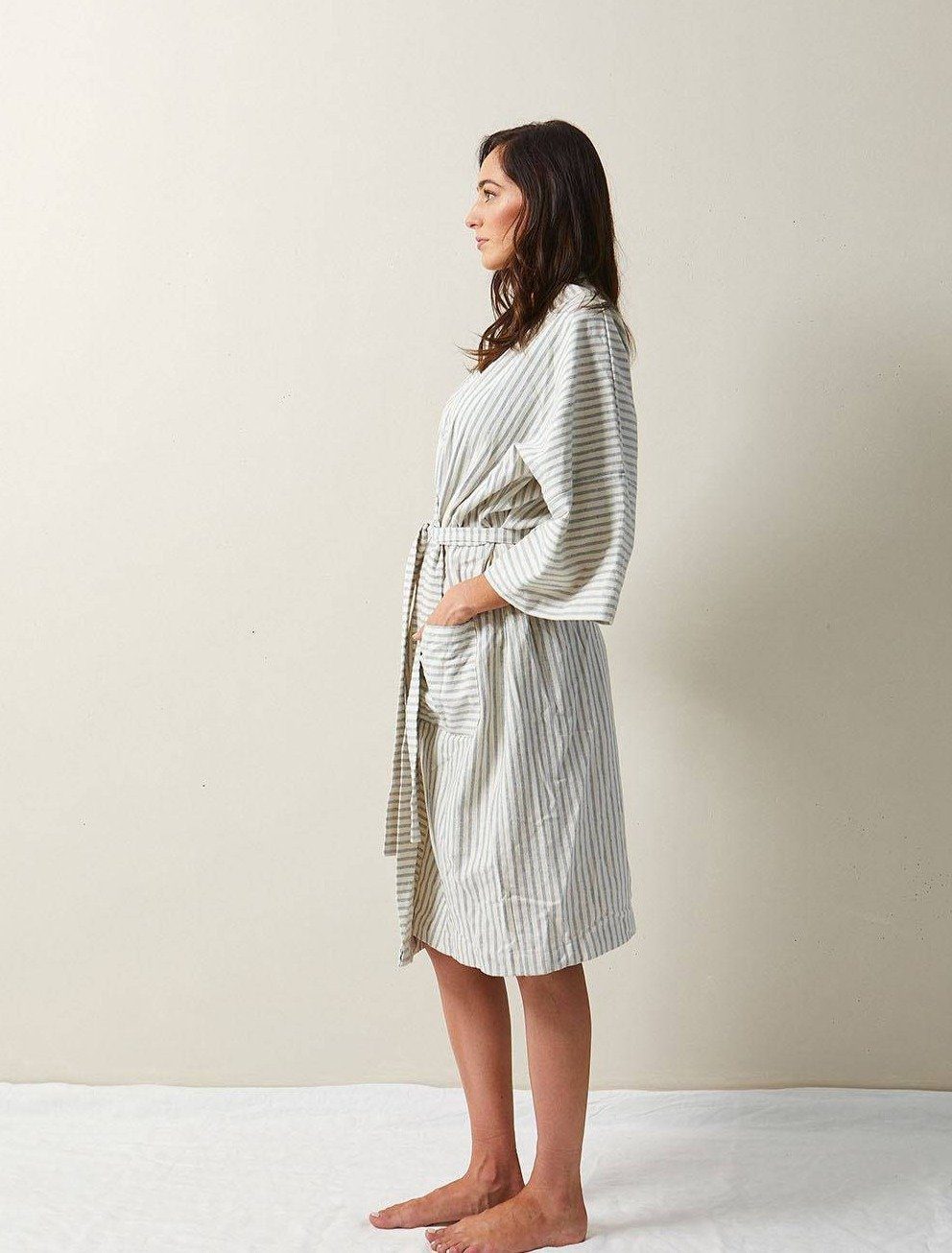 Upcycled Denim Kimono - Consciously