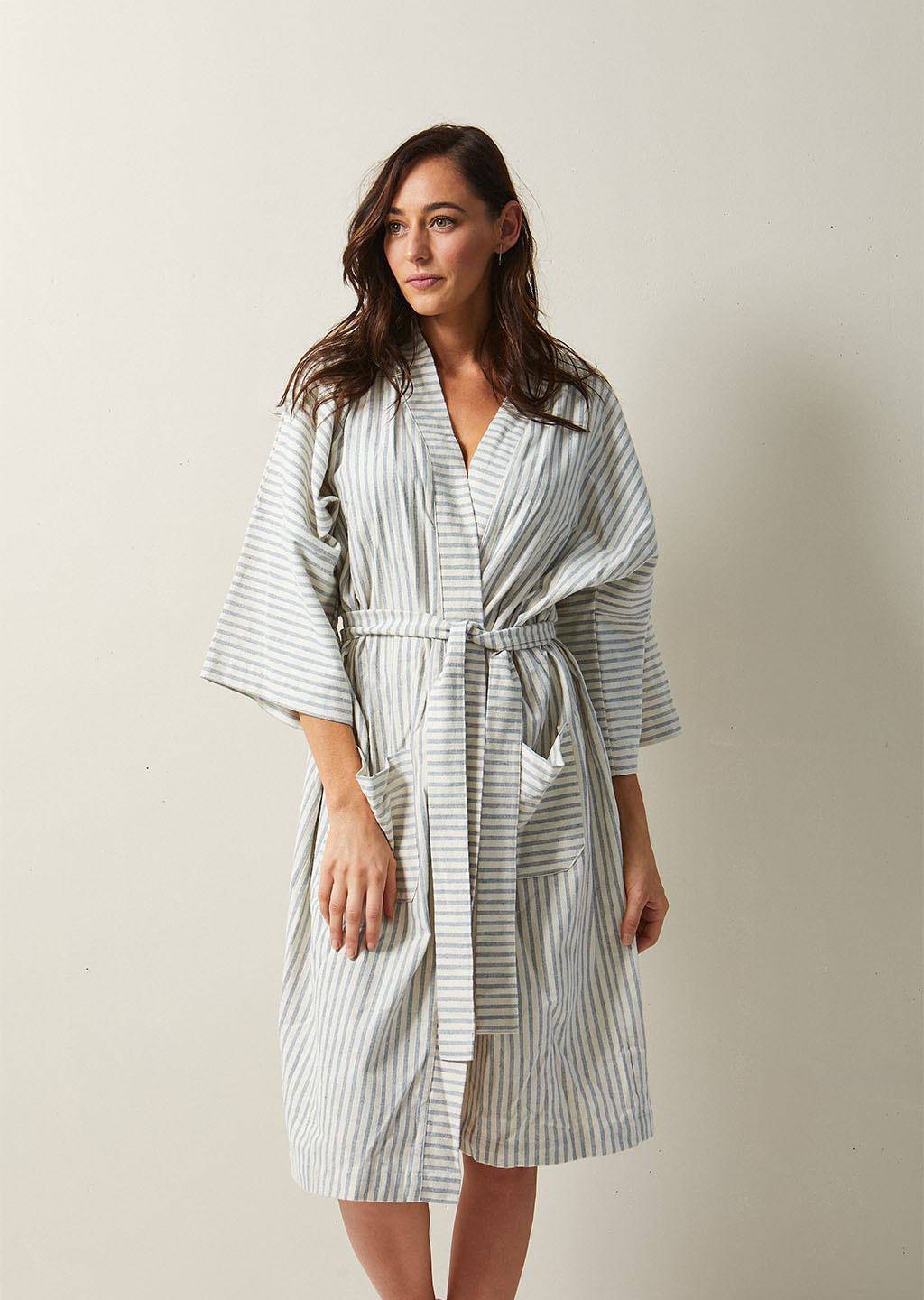 Upcycled Denim Kimono - Consciously
