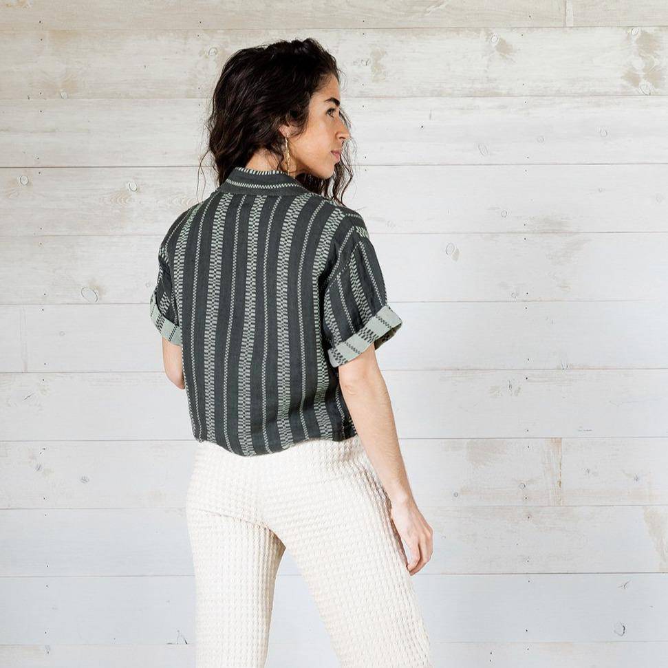 Cargo Shirt (Fern Green) Top Soluna Collective