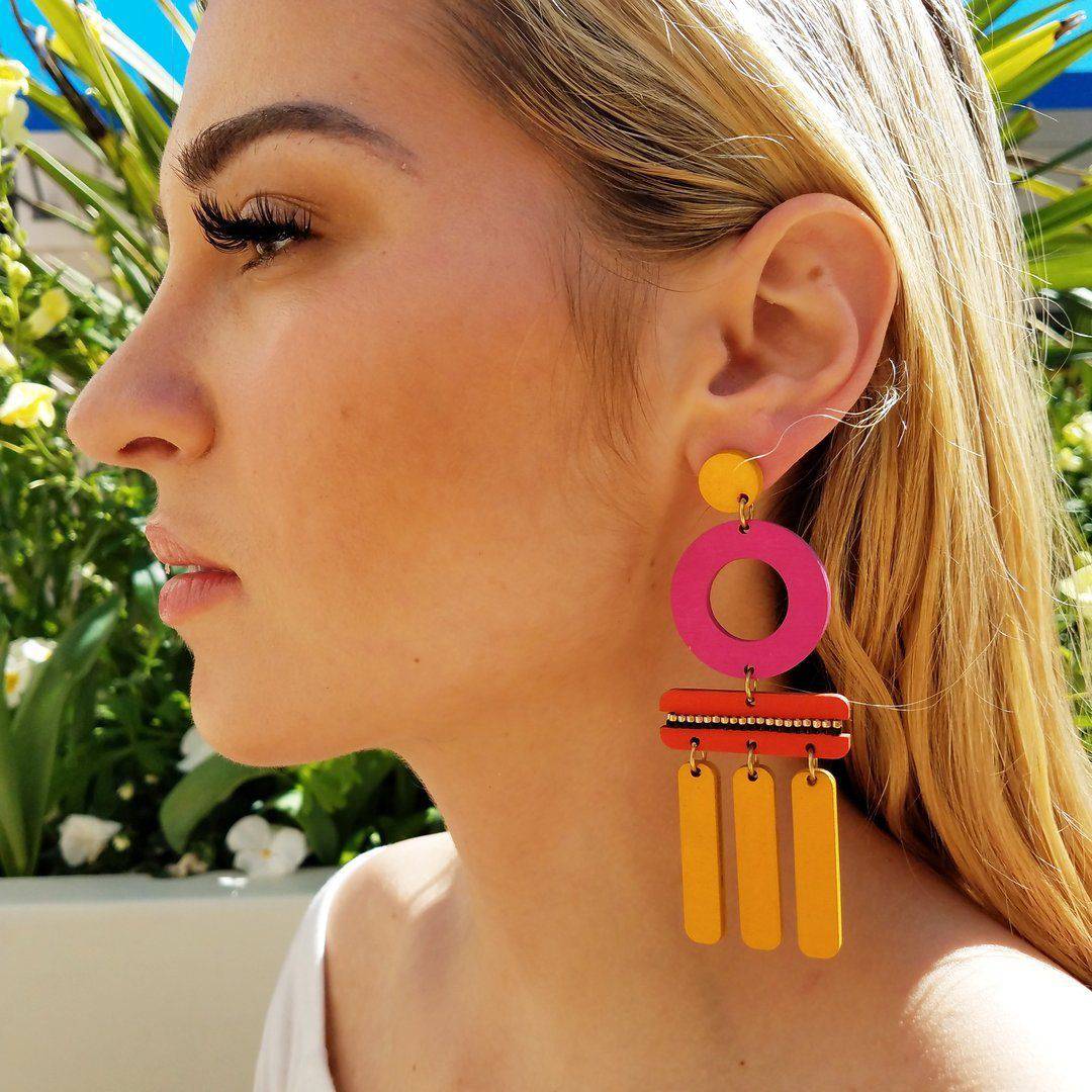 Wind Chime Earrings (Sunsplash) Earrings Scotchbonnet!