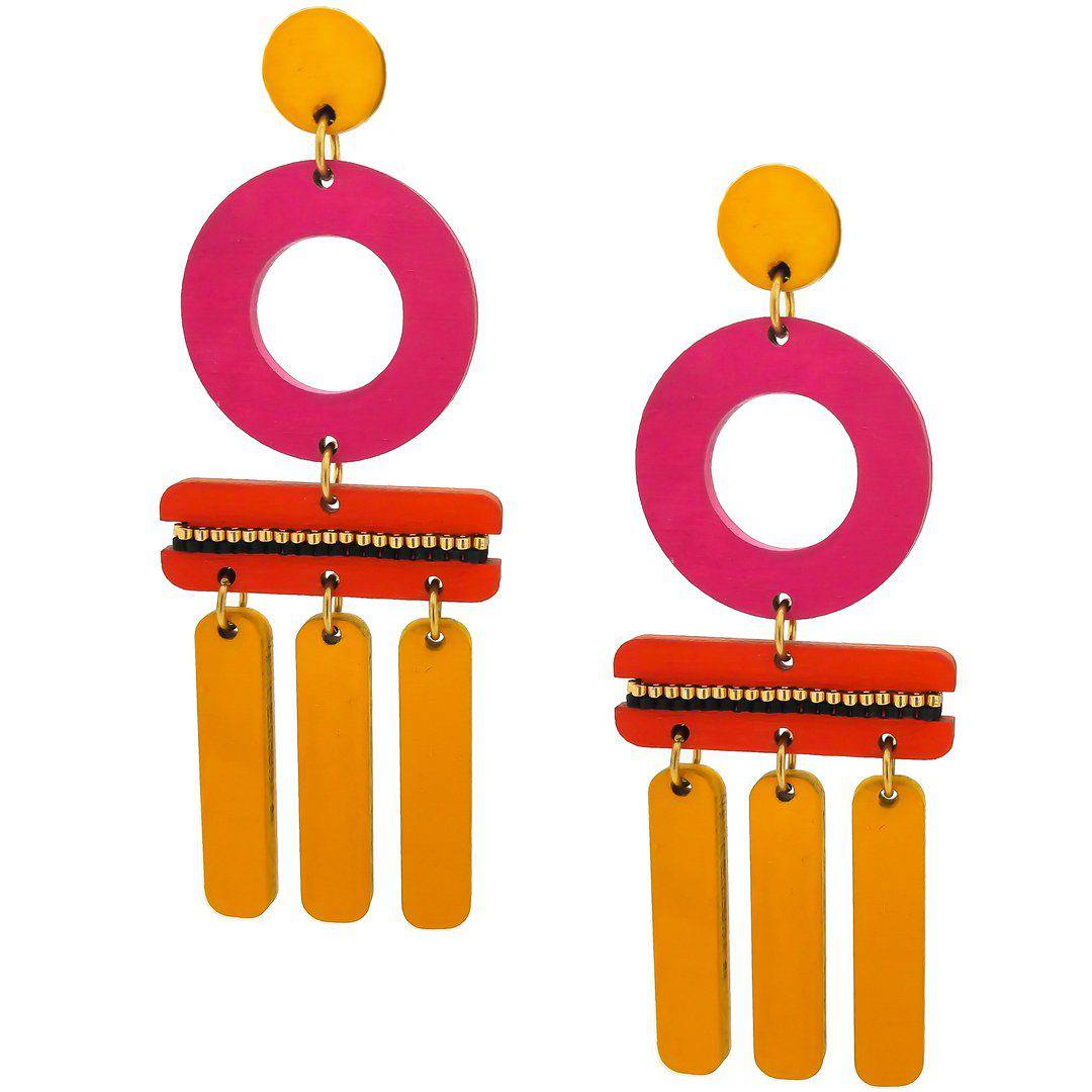 Wind Chime Earrings (Sunsplash) Earrings Scotchbonnet!