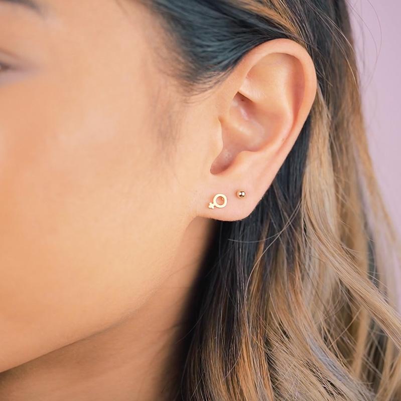 Female Symbol Studs