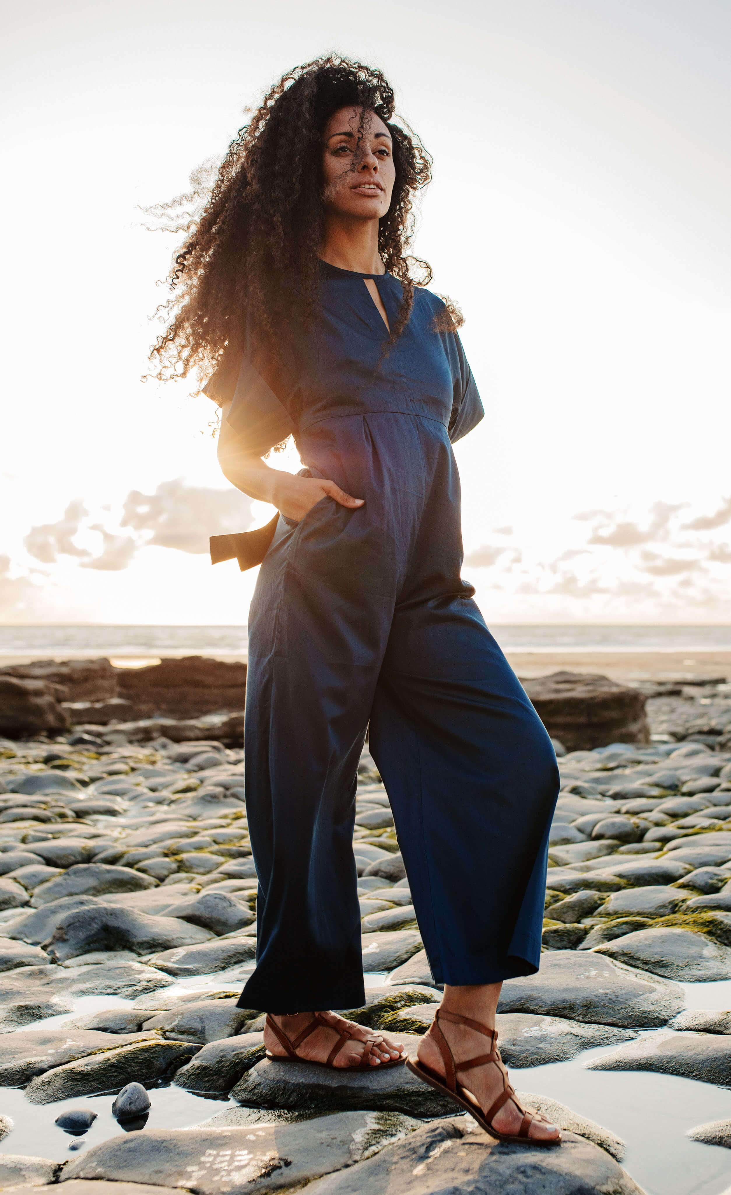 Silene Kimono Jumpsuit - Consciously