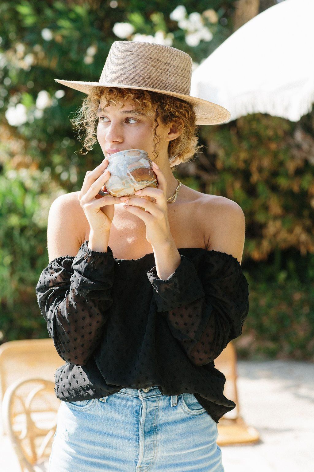 Lovely Blouse - Black Blouse Merritt Charles